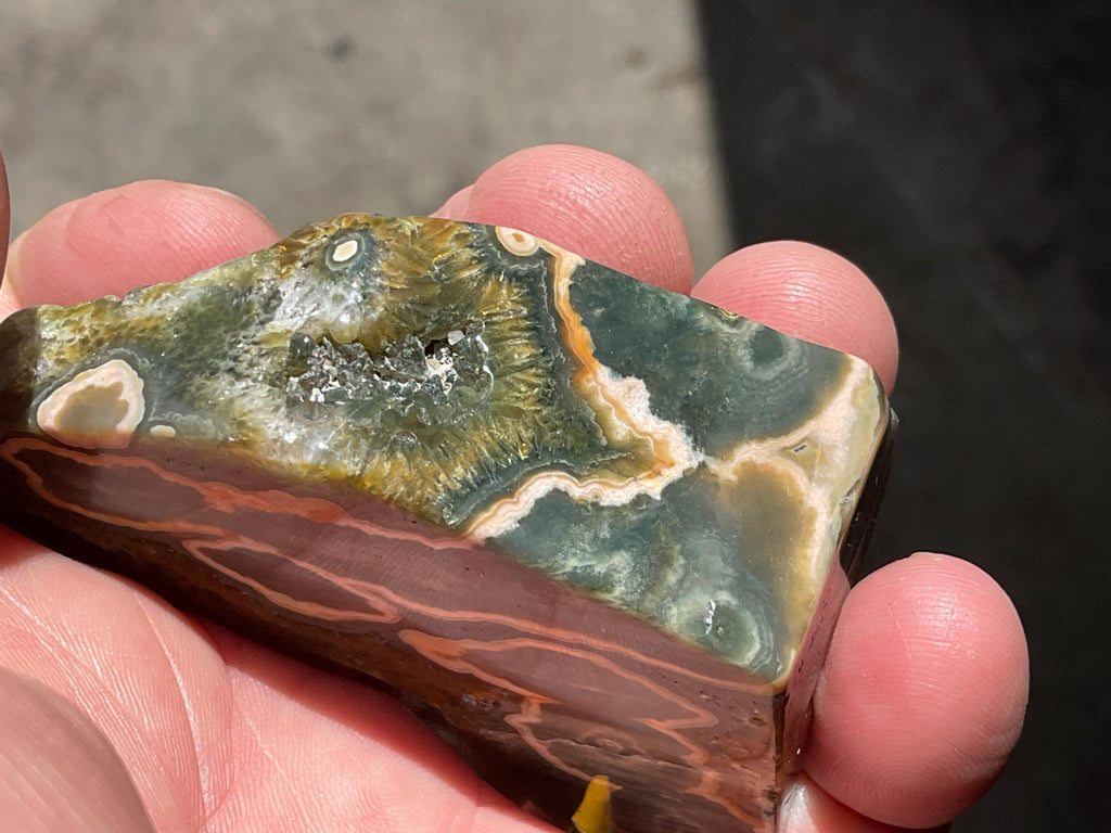74g ‘Cloud’ Ocean Jasper Polished Freeform 2C
