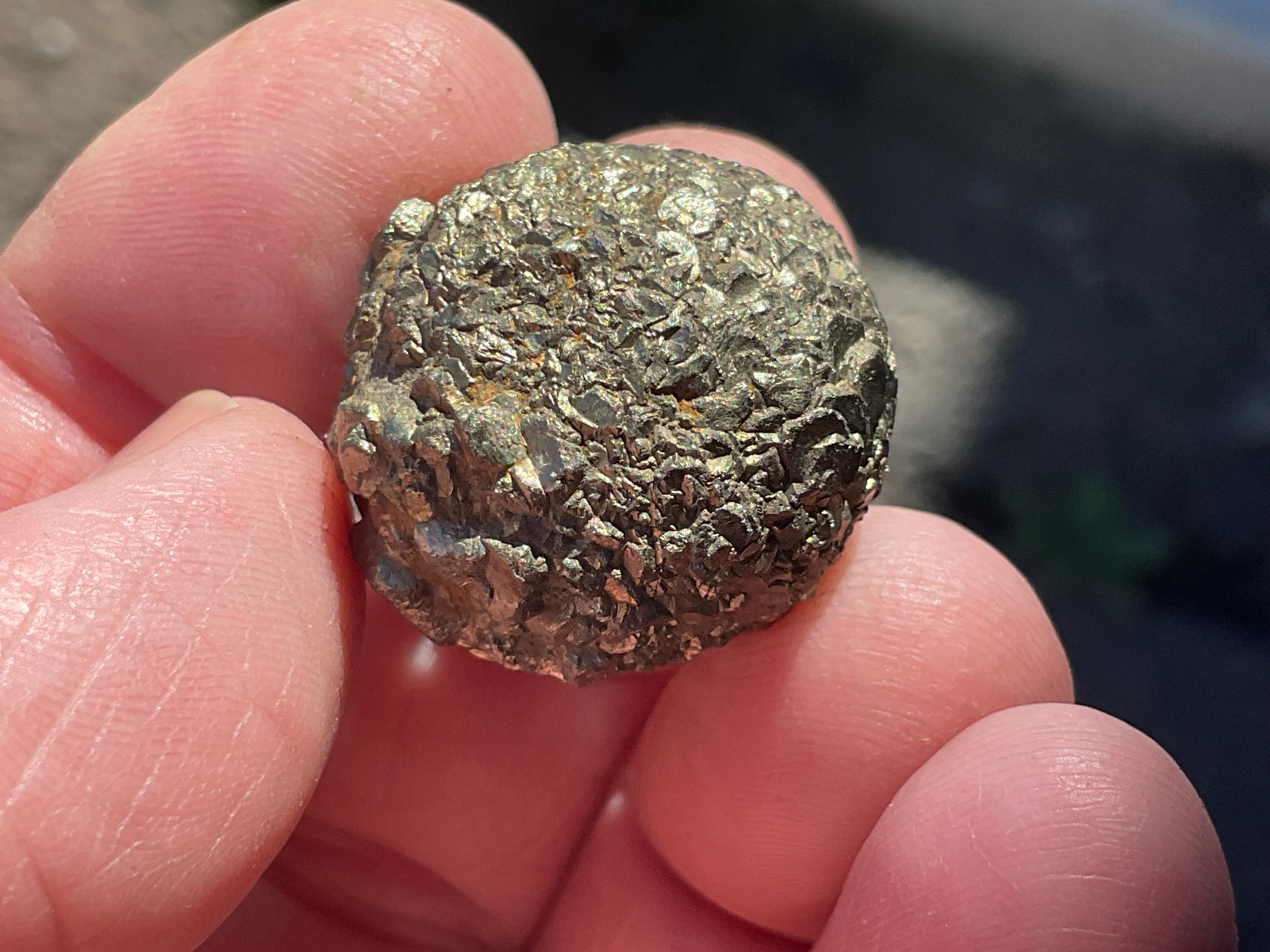 26g Natural Indonesian Pyrite after Marcasite Nodule 1C