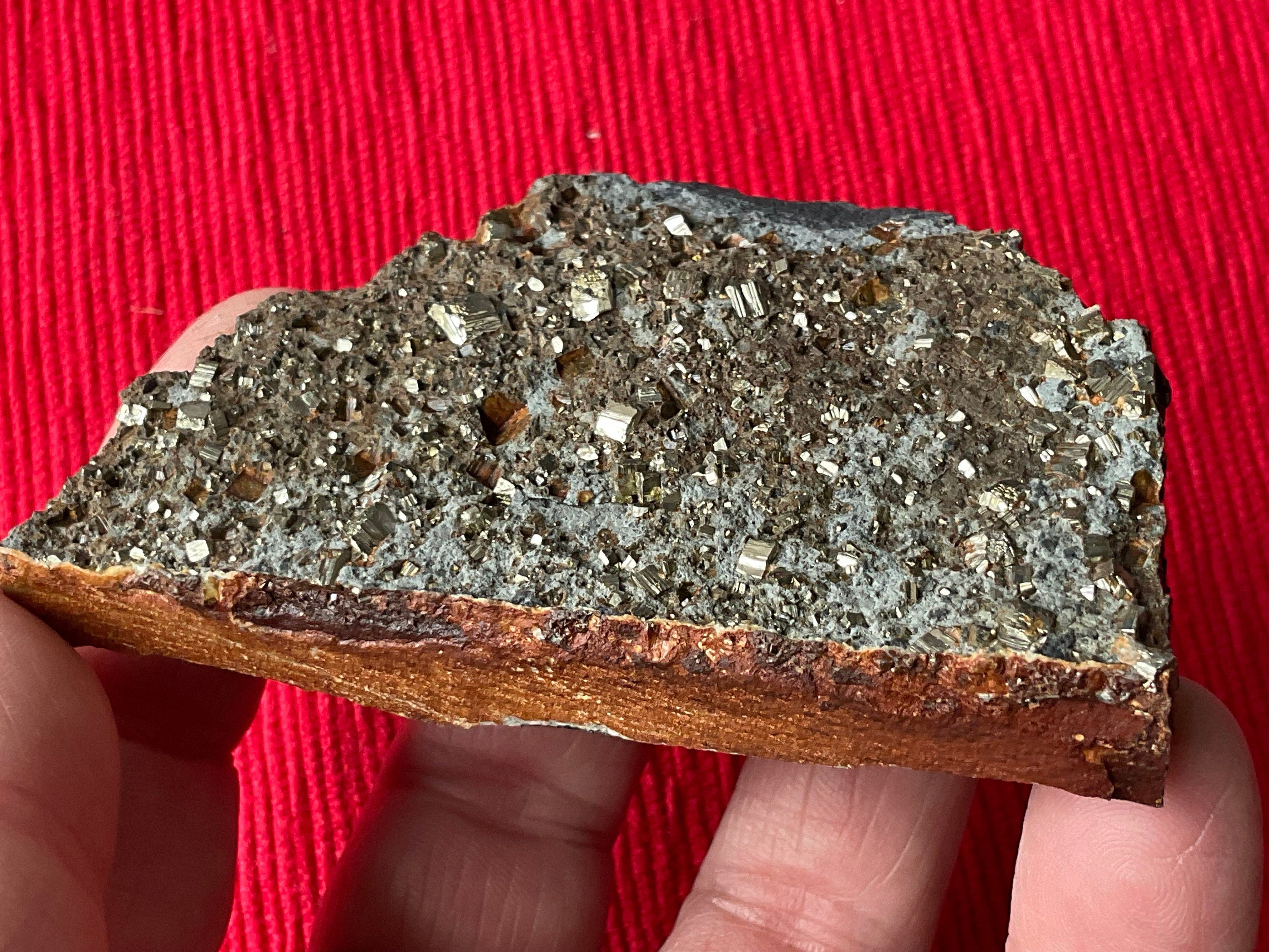 100g Tasmanian Cubic Pyrite Specimen 2C