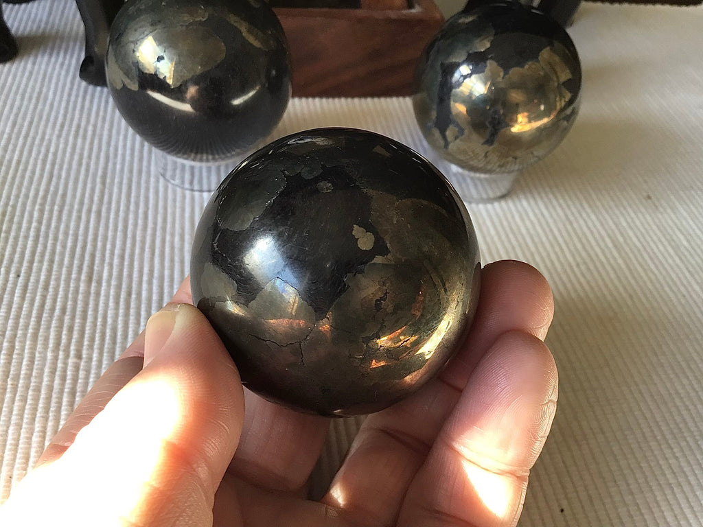 323g Pyrite Sphere A
