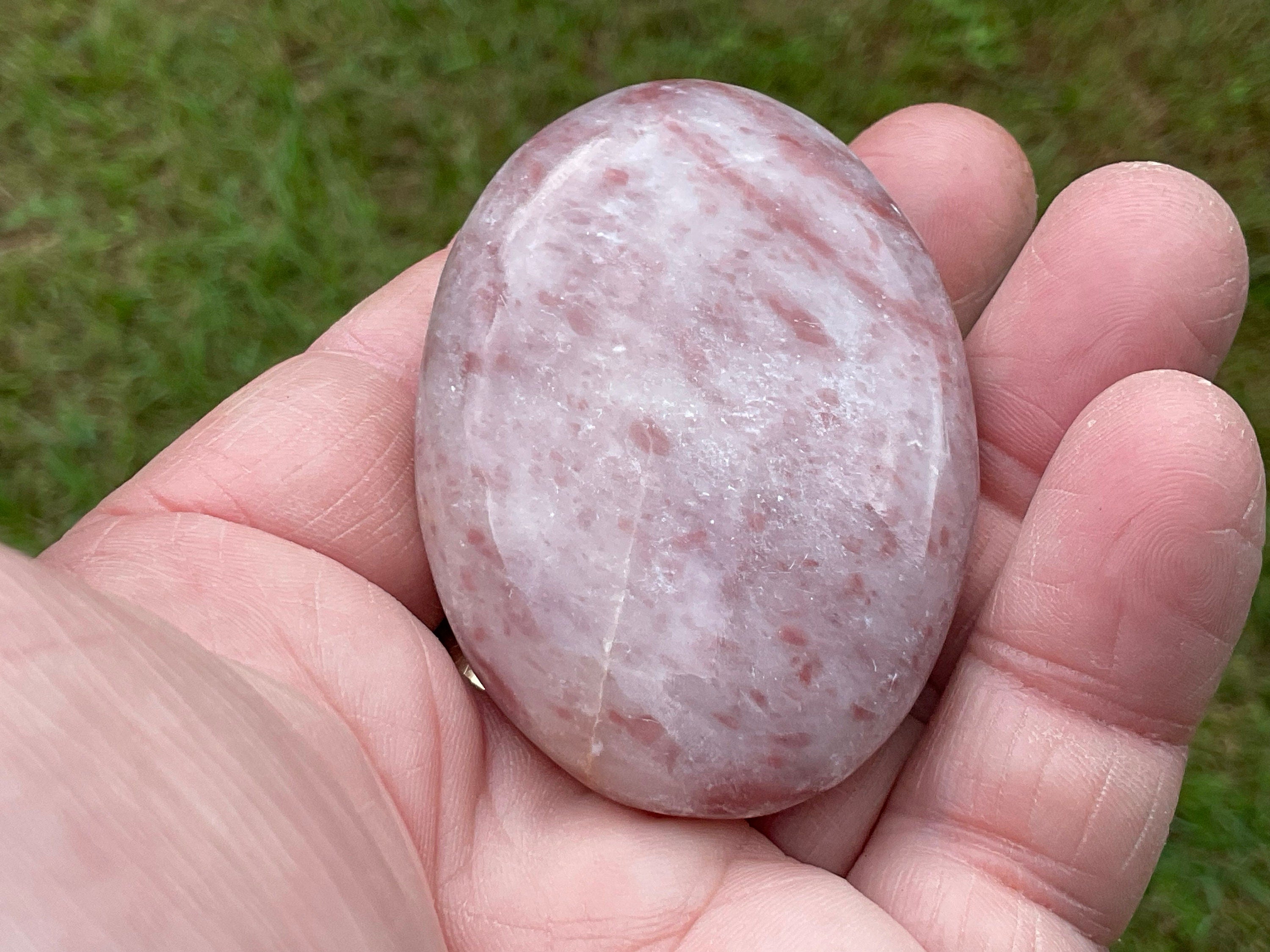 70g Pakistan Strawberry Jasper Palmstone 3C