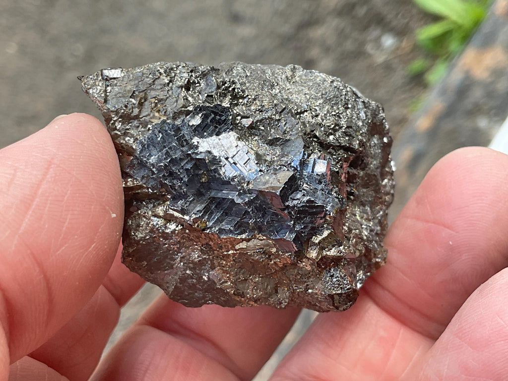94g Almandine Garnets in Galena from Broken Hill