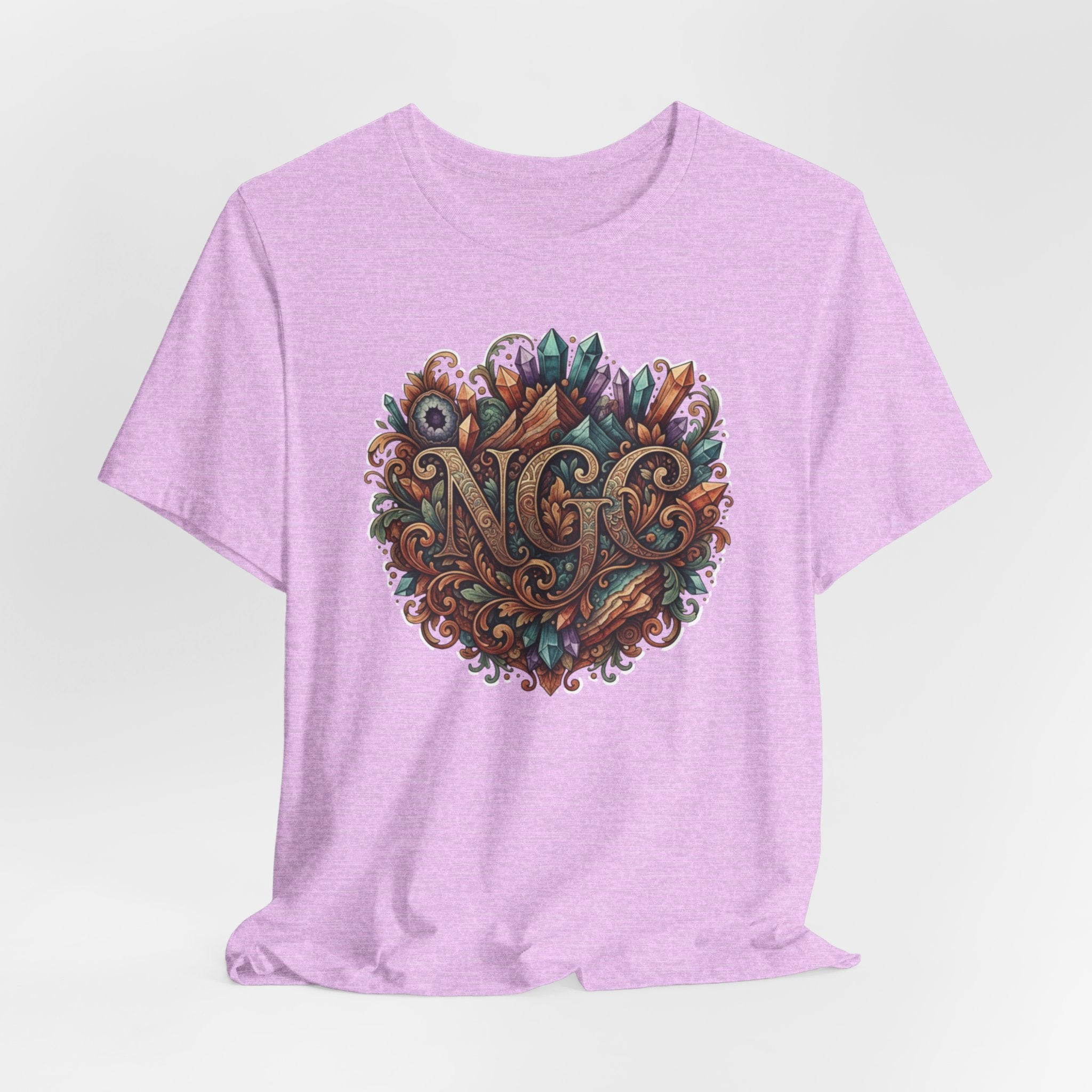 NGC Crystal Mandala Tee – Vintage Nature Graphic T-Shirt