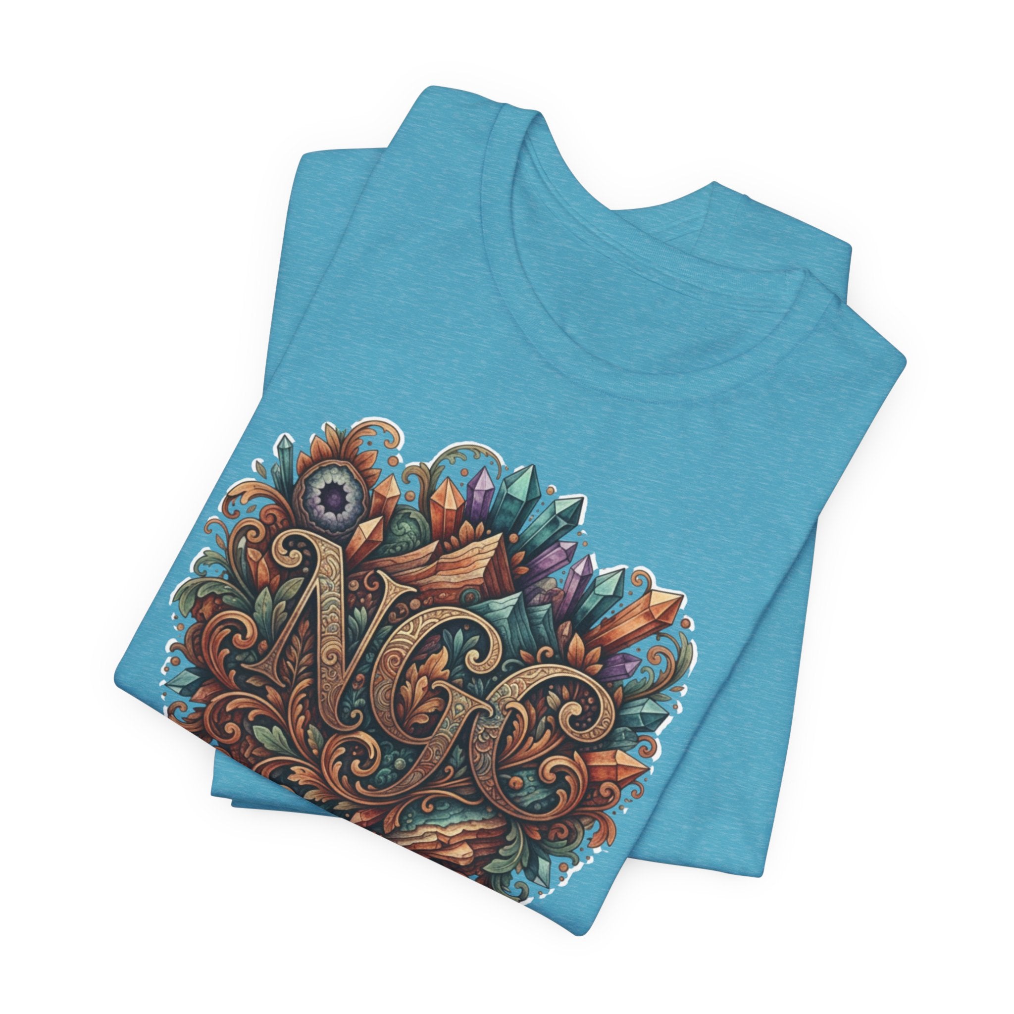 NGC Crystal Mandala Tee – Vintage Nature Graphic T-Shirt