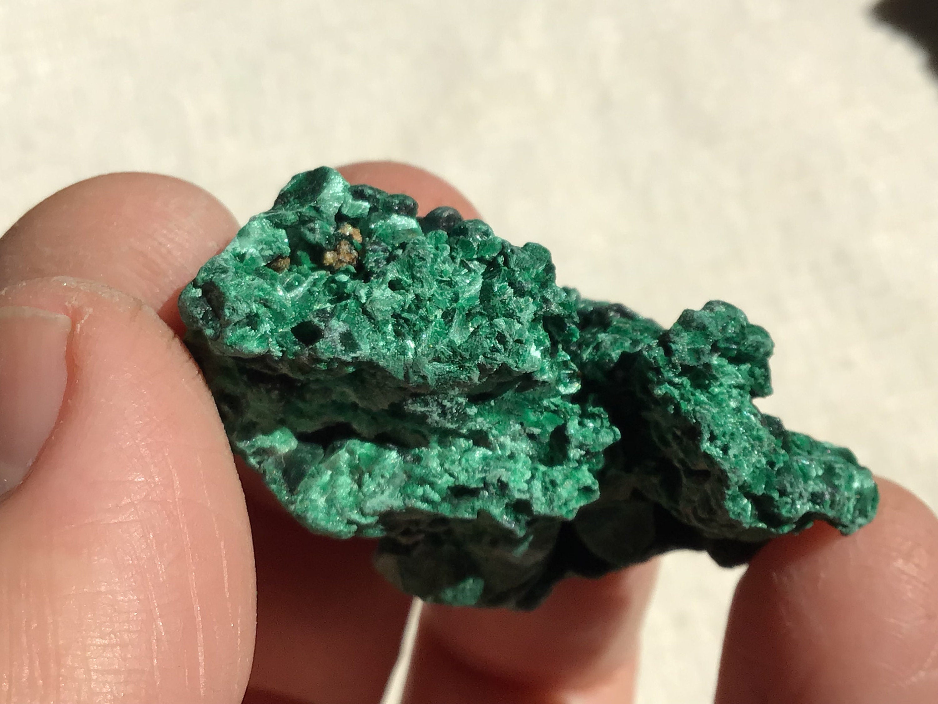 25g Silky Congolese Malachite Specimen 2B