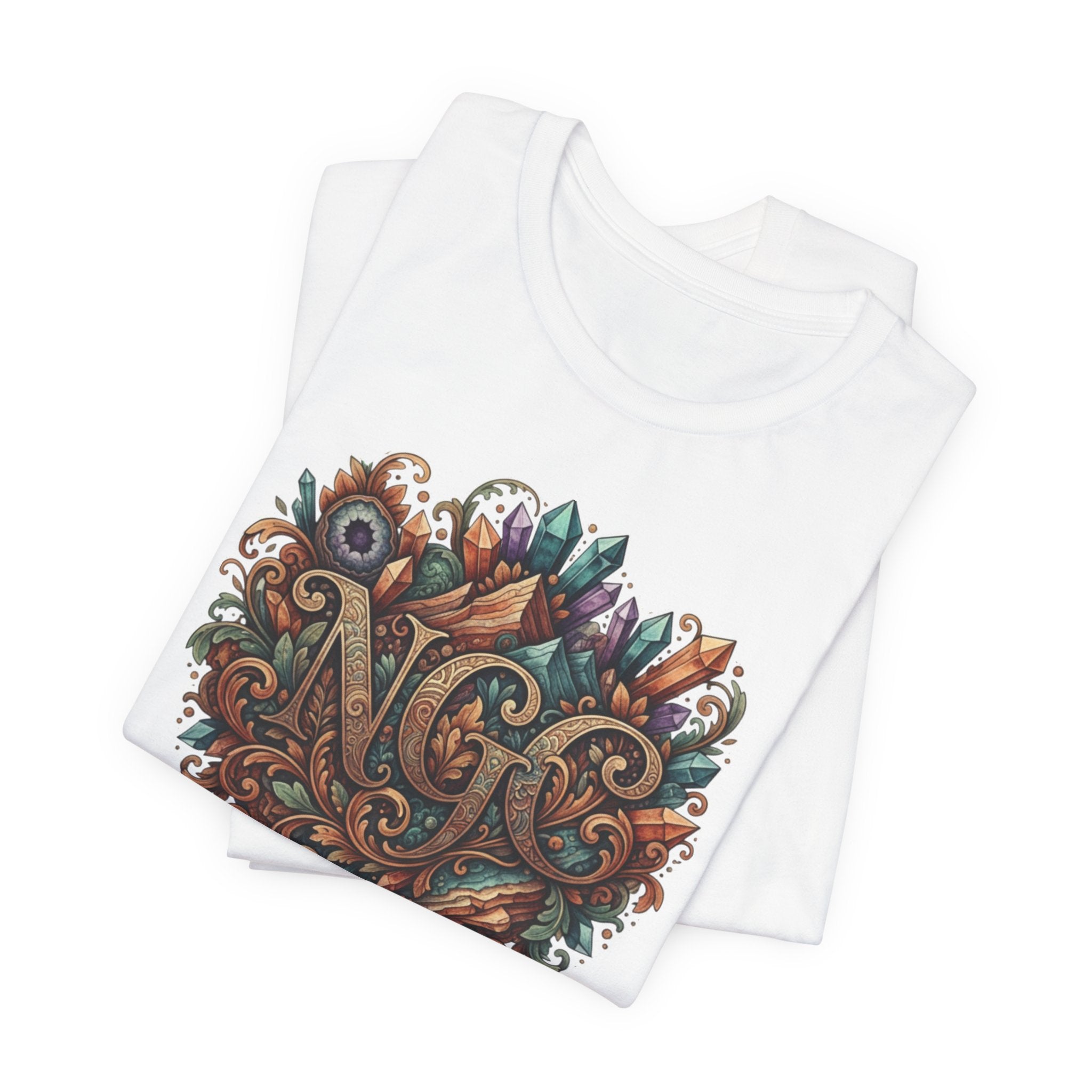 NGC Crystal Mandala Tee – Vintage Nature Graphic T-Shirt