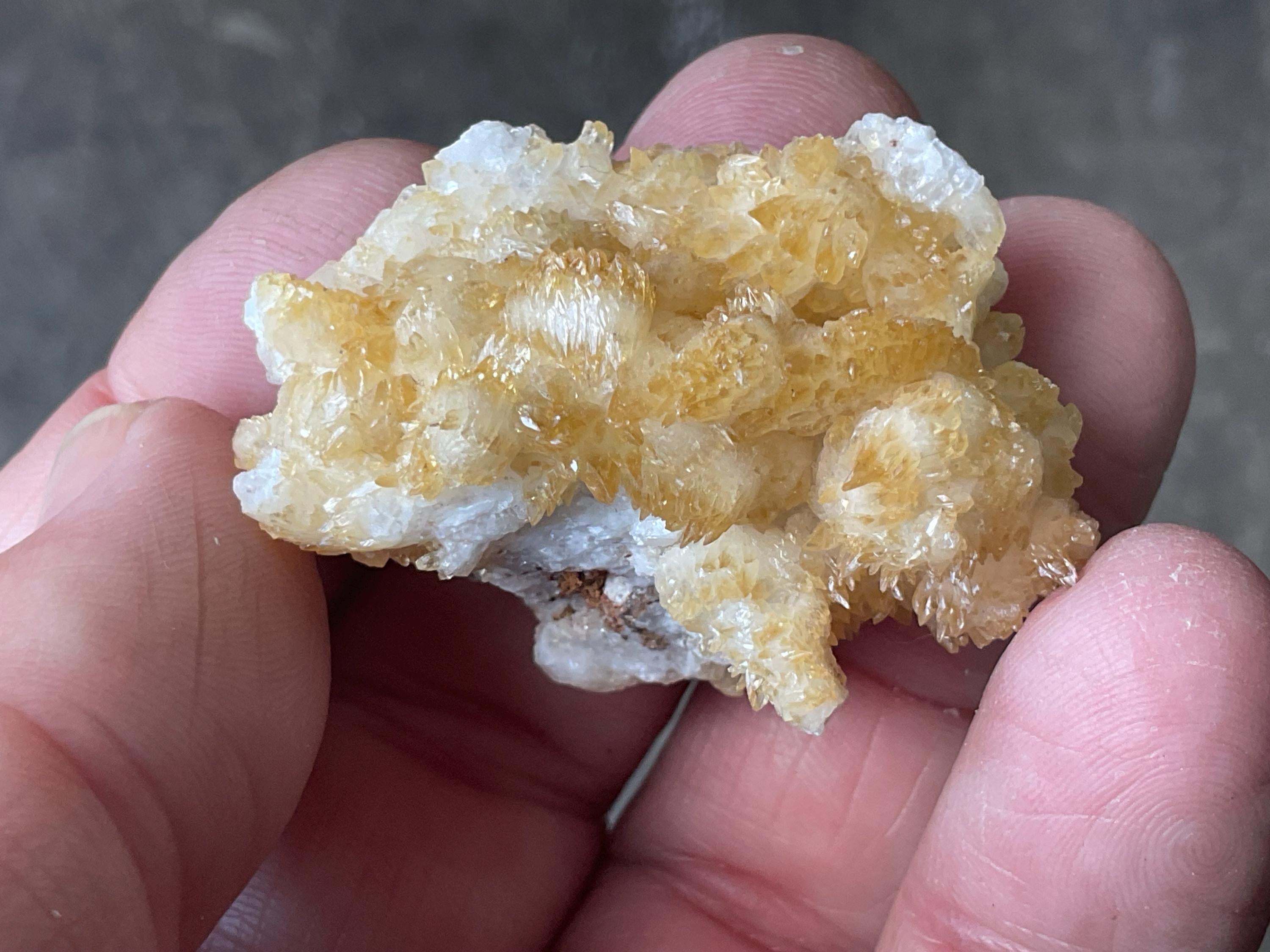 26g Amber Calcite Specimen 1B from Guizhou, China