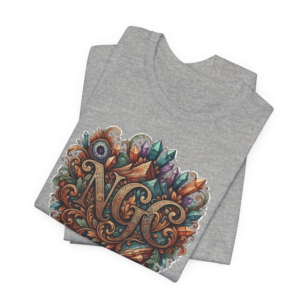 NGC Crystal Mandala Tee – Vintage Nature Graphic T-Shirt