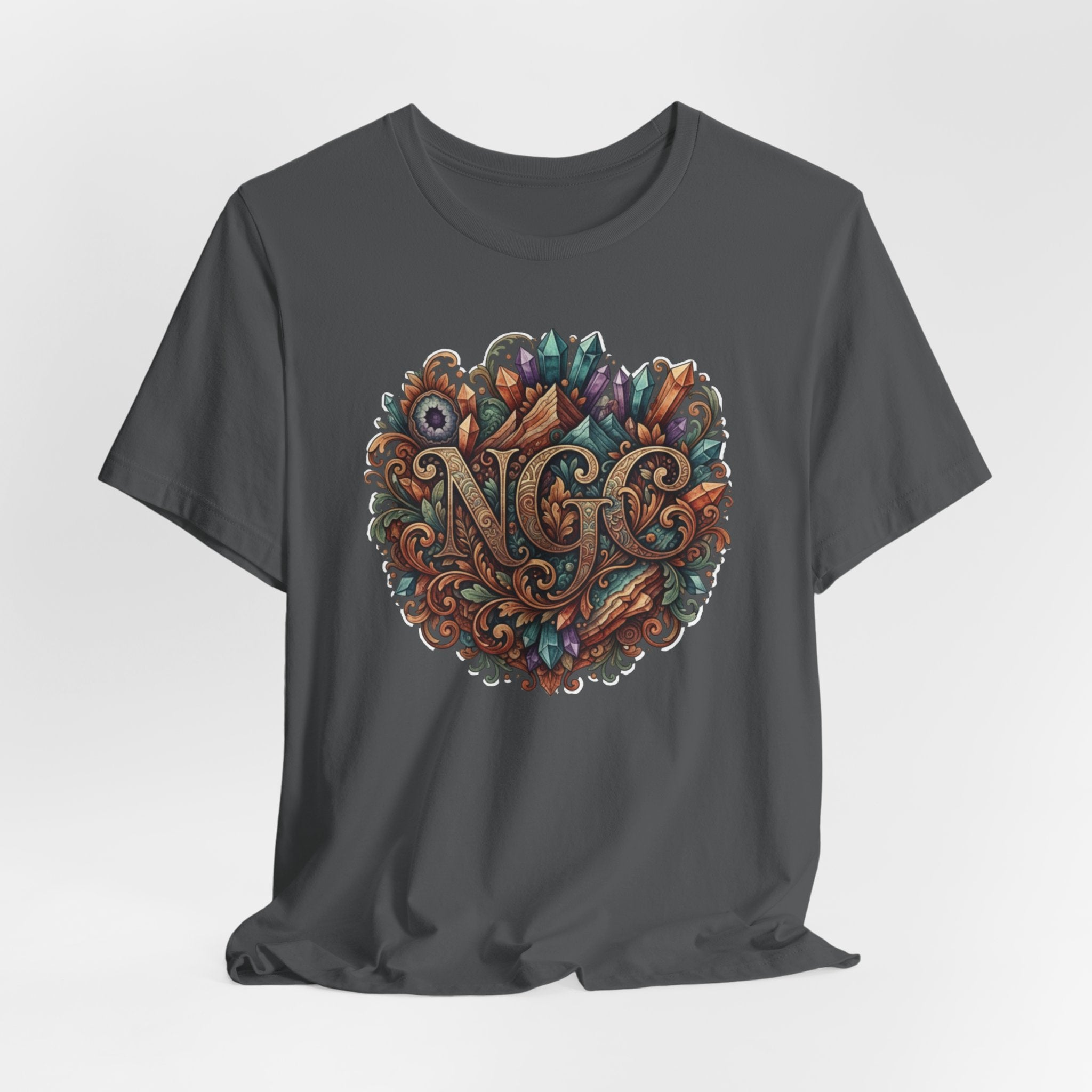NGC Crystal Mandala Tee – Vintage Nature Graphic T-Shirt