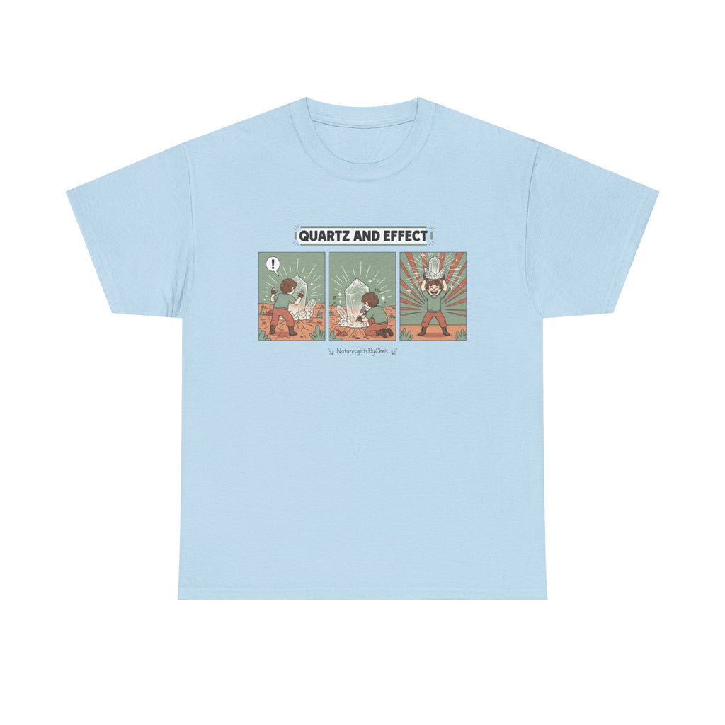 T-Shirt — "Quartz and Effect" Retro Comic Panel Tee