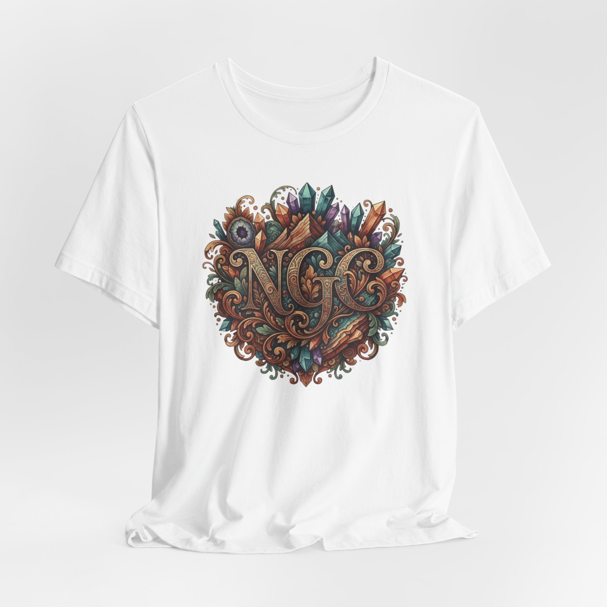 NGC Crystal Mandala Tee – Vintage Nature Graphic T-Shirt