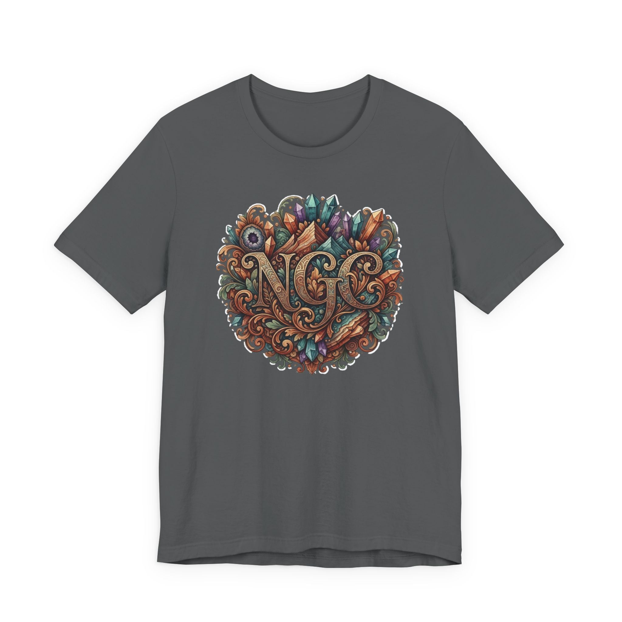 NGC Crystal Mandala Tee – Vintage Nature Graphic T-Shirt