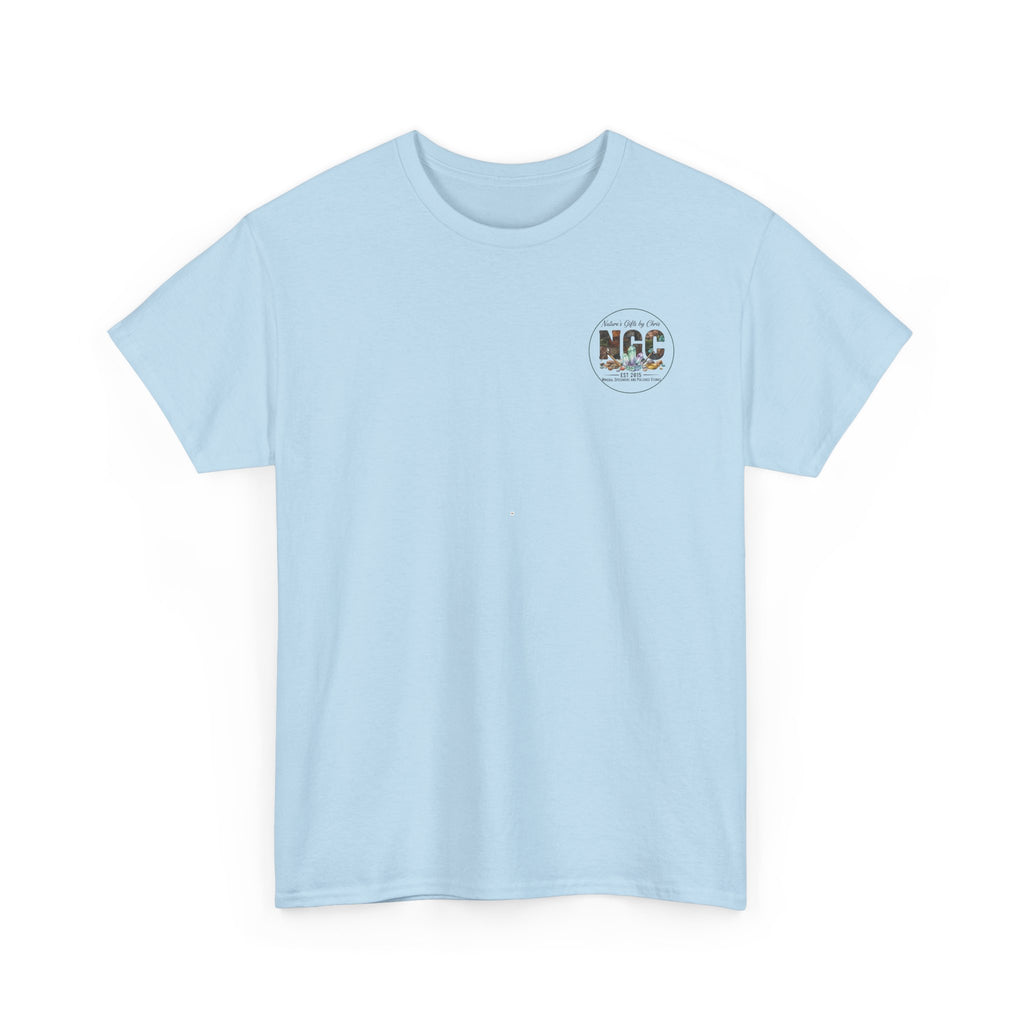 Nature's Gifts Tee — "NGC" Colorful Drip Wildlife Graphic T-Shirt