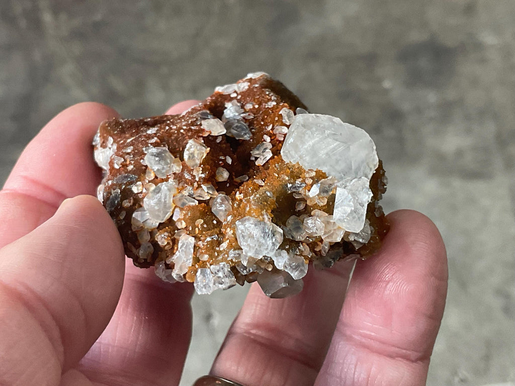 96g Hematite Sphalerite with Calcite Specimen A