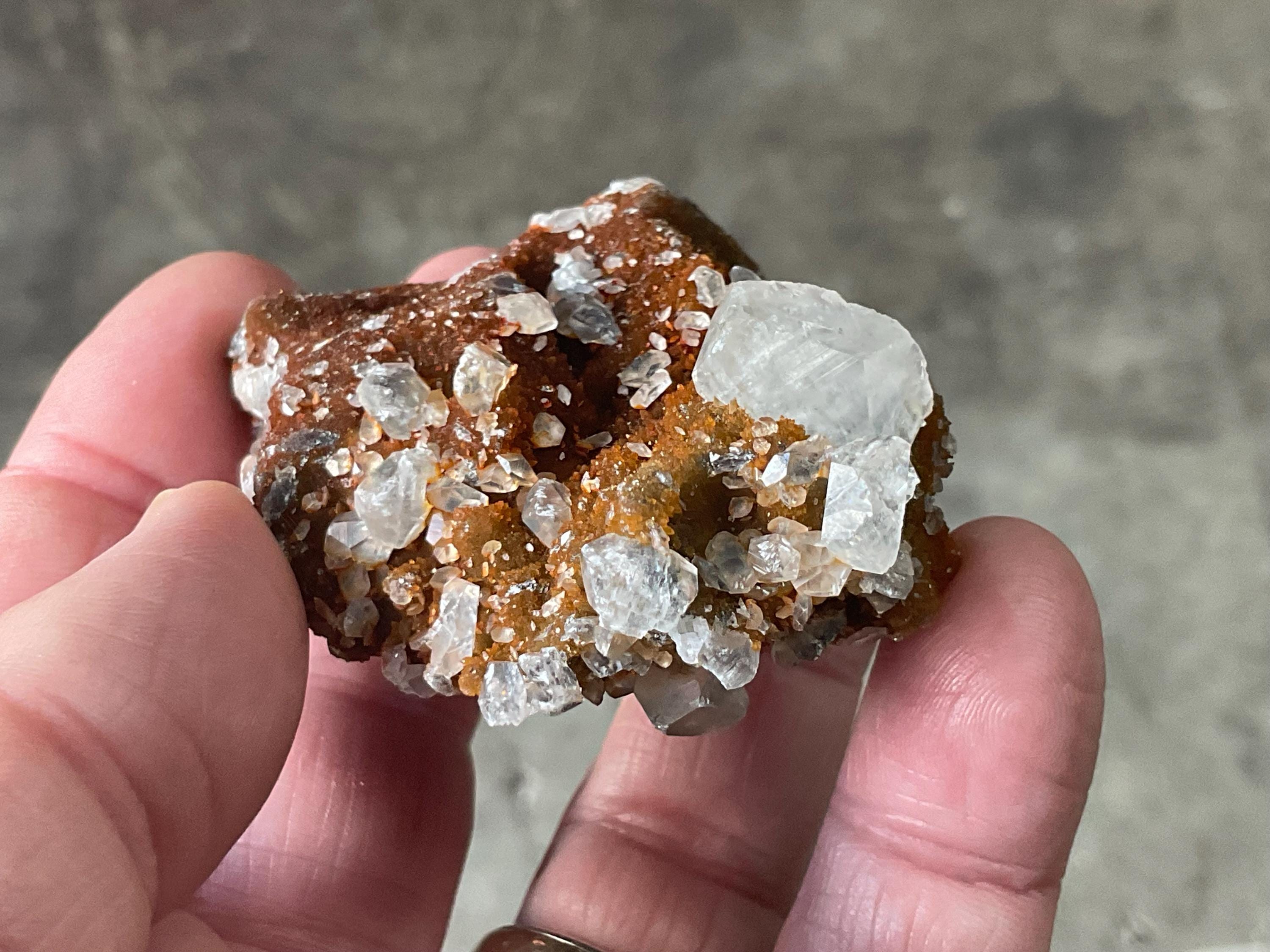 96g Hematite Sphalerite with Calcite Specimen A