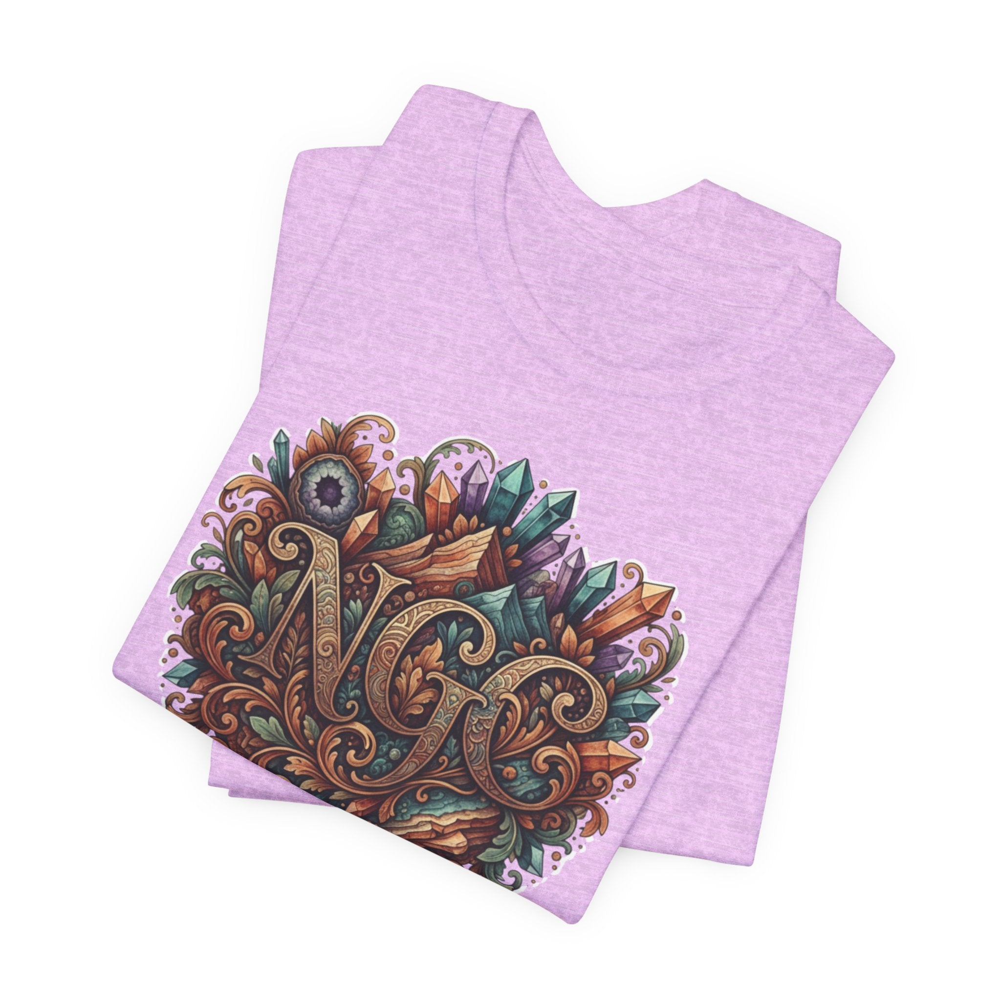 NGC Crystal Mandala Tee – Vintage Nature Graphic T-Shirt