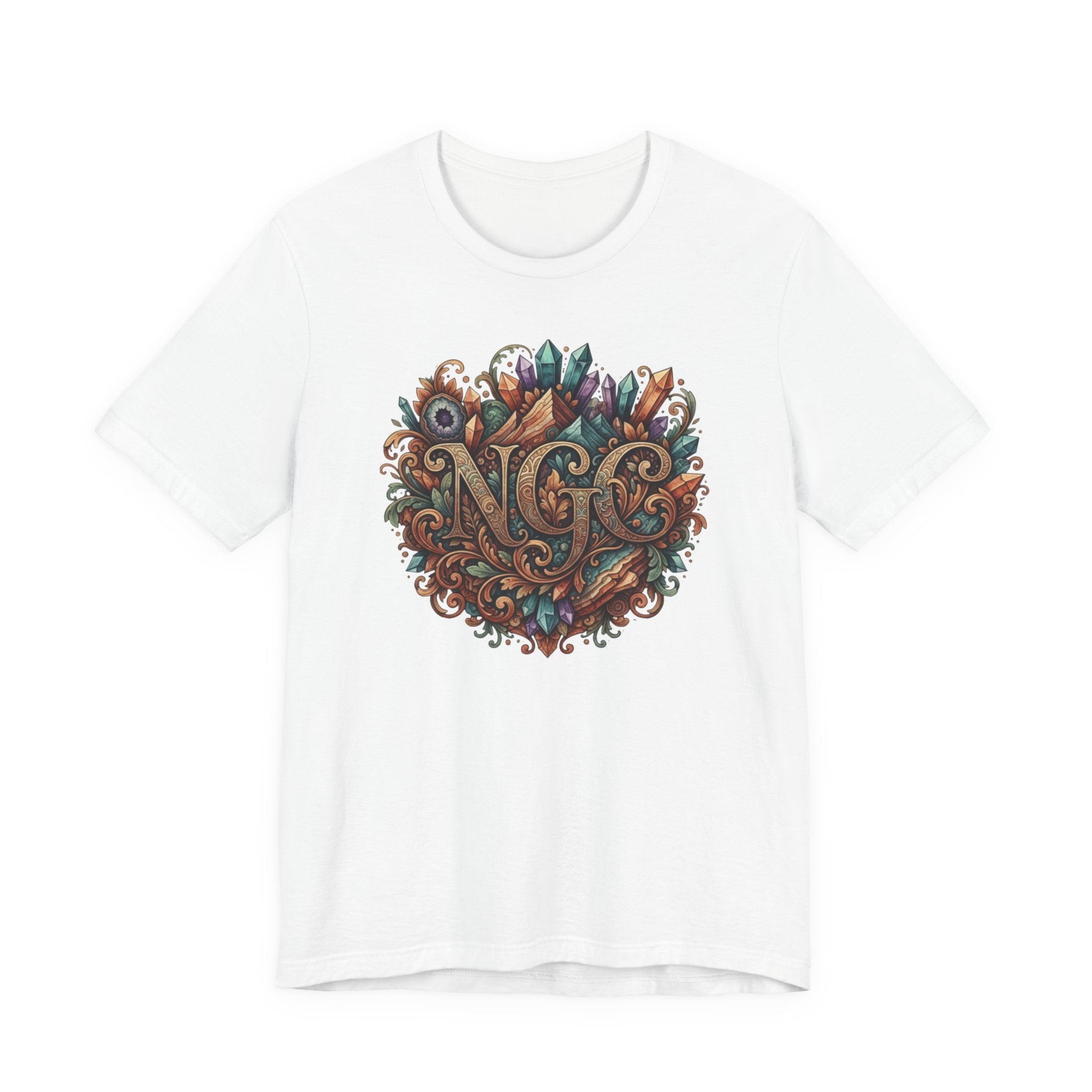 NGC Crystal Mandala Tee – Vintage Nature Graphic T-Shirt