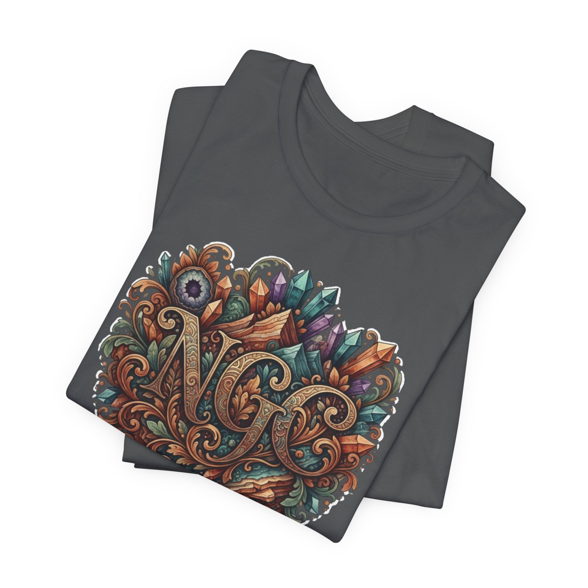 NGC Crystal Mandala Tee – Vintage Nature Graphic T-Shirt