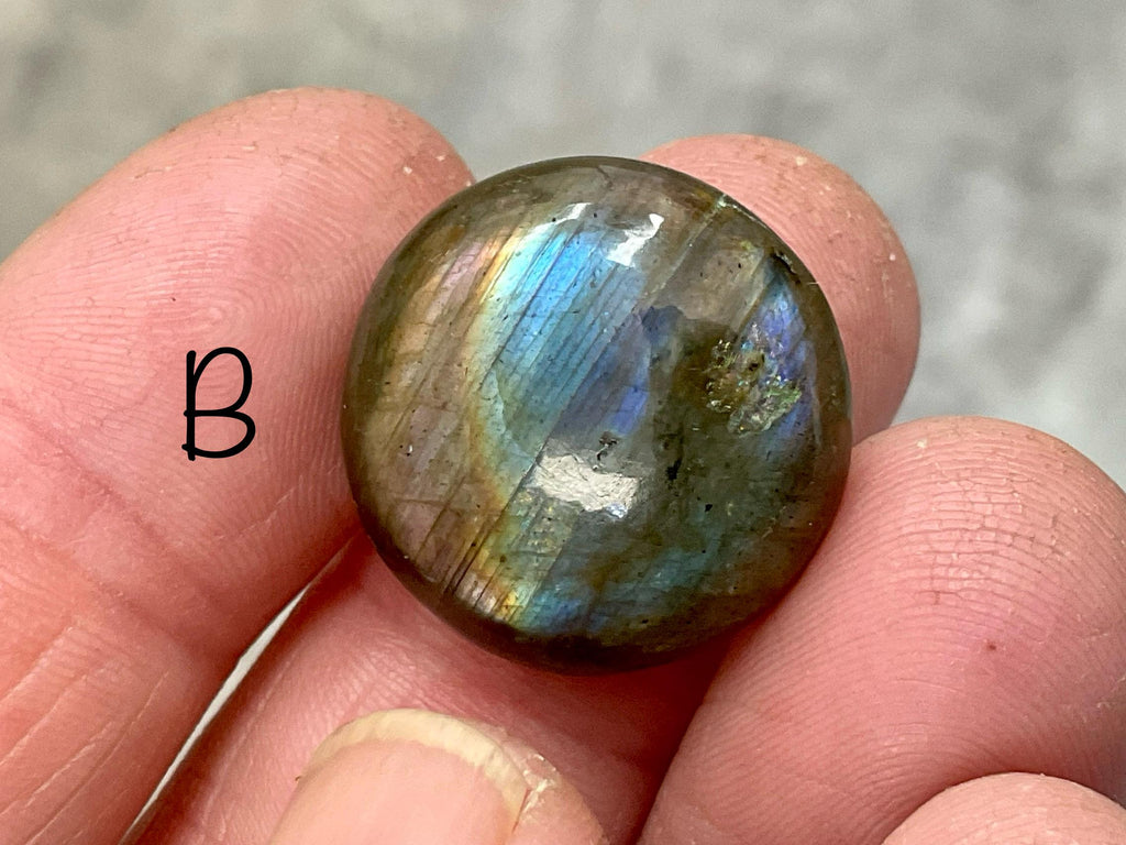 Labradorite Domed Cabochon Group