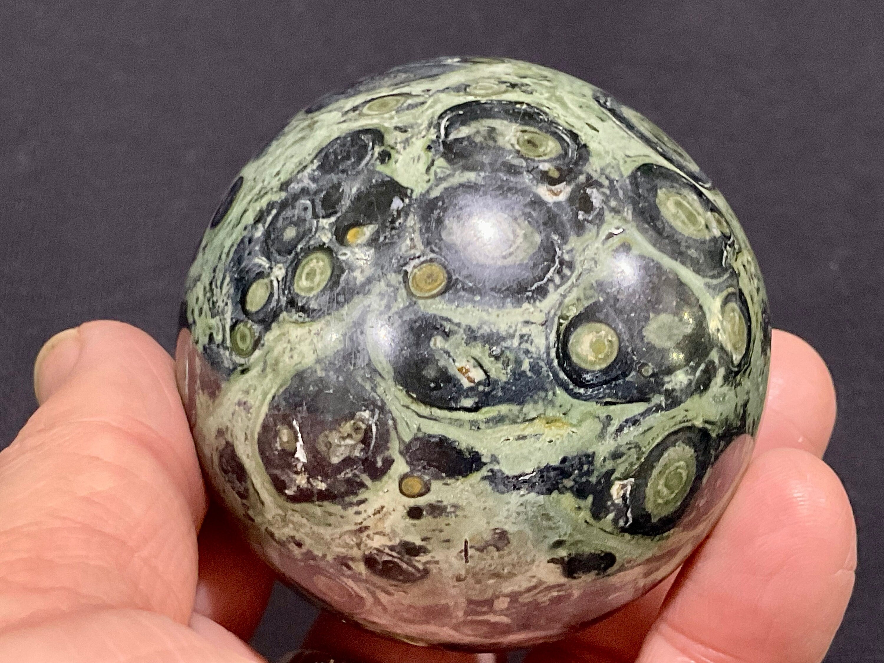 340g Kambaba Jasper Sphere 2C