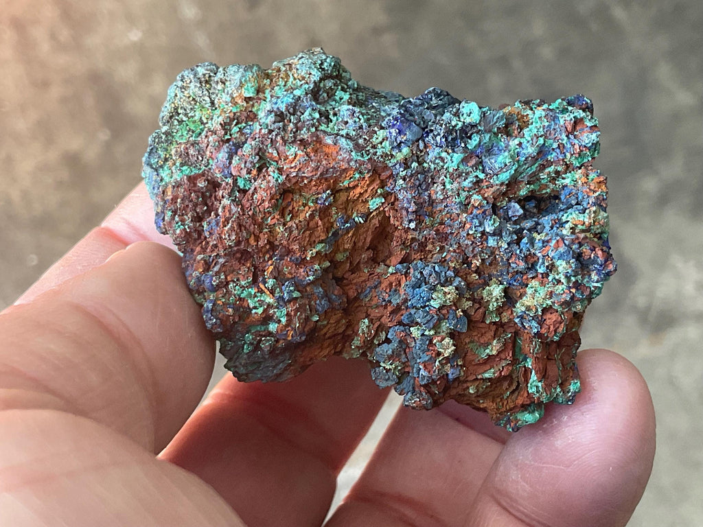 110g Azurite with Malachite Specimen 3B from Anhui, China