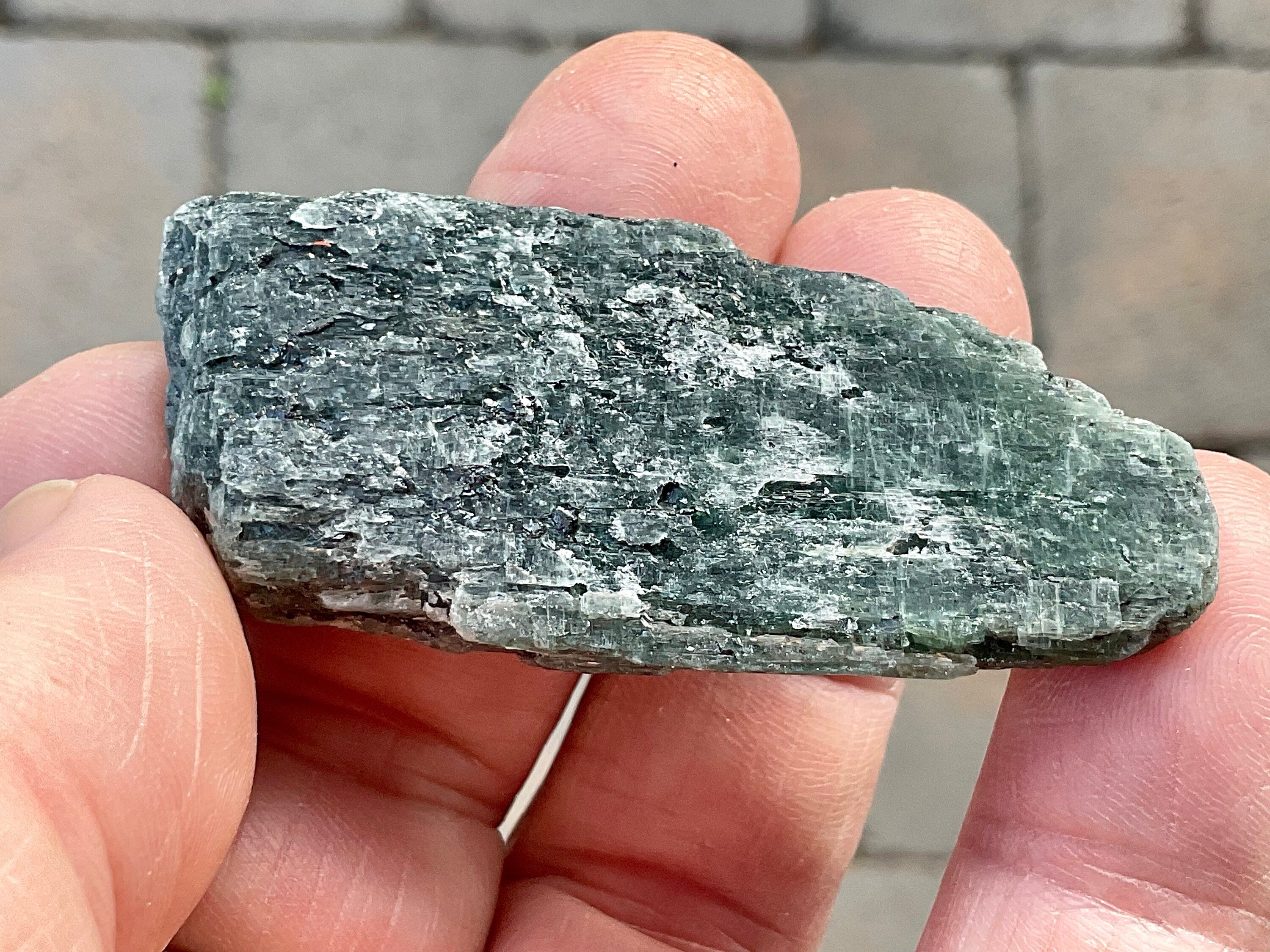 34g Dark Green Pakistan Kyanite + Rough 2B