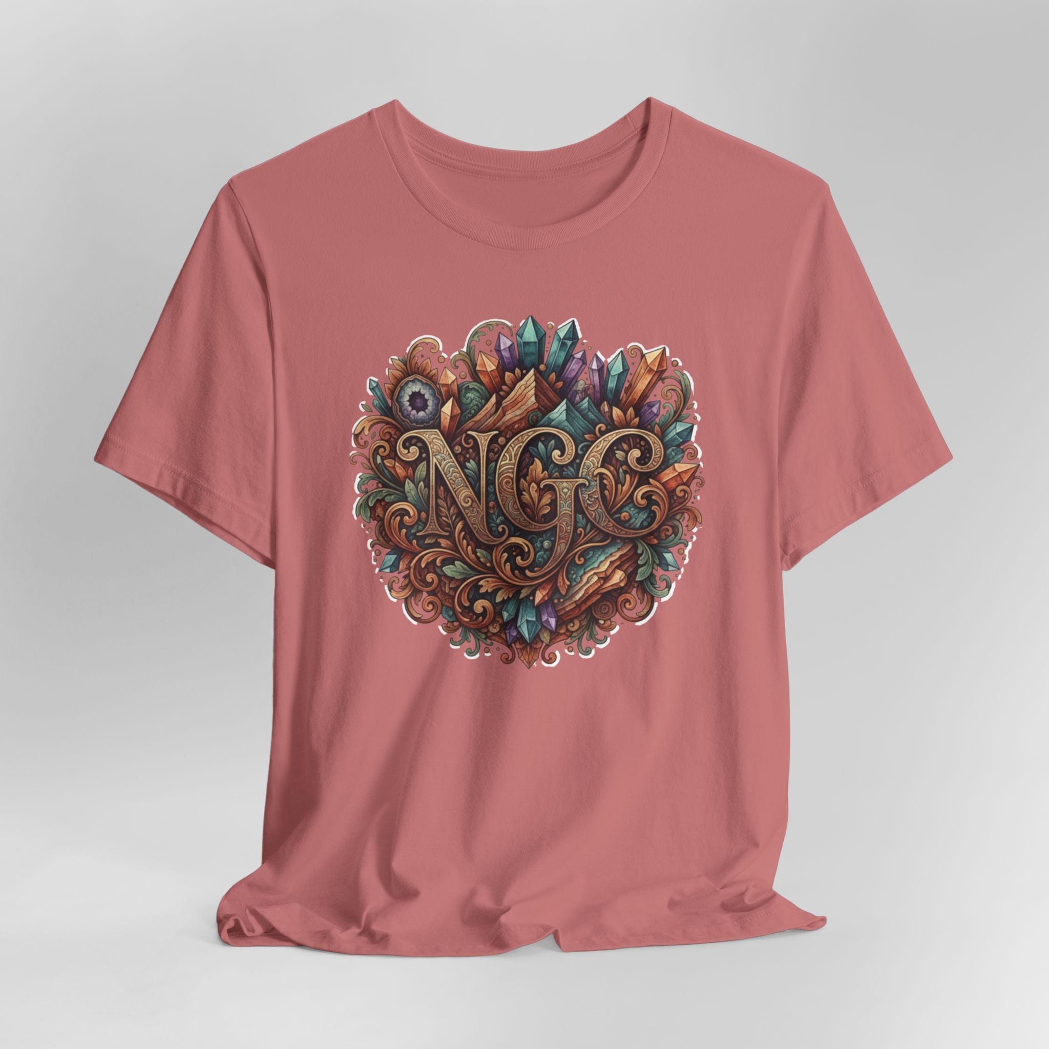 NGC Crystal Mandala Tee – Vintage Nature Graphic T-Shirt