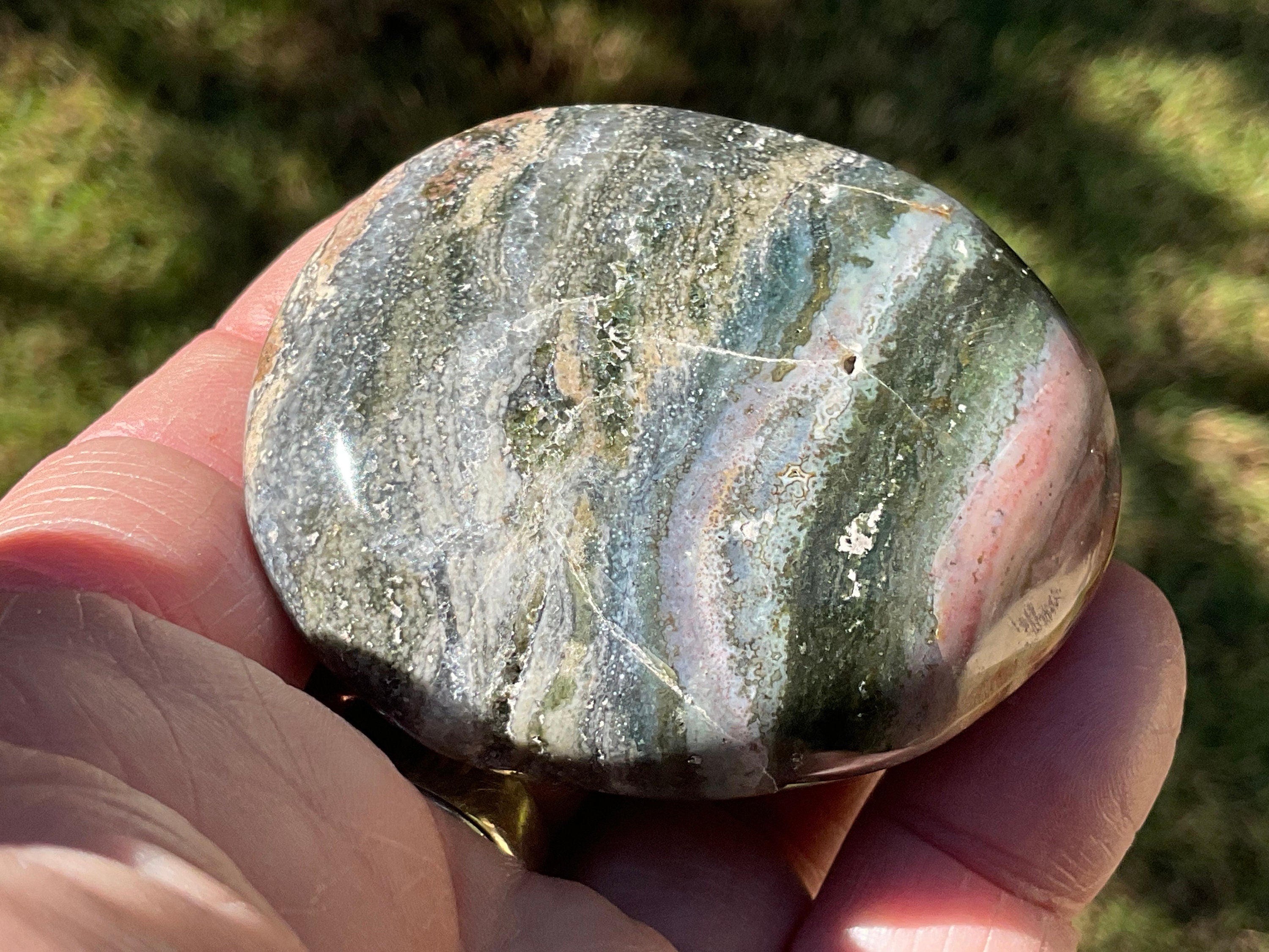 111g Ocean Jasper/Opal Palmstone 10B