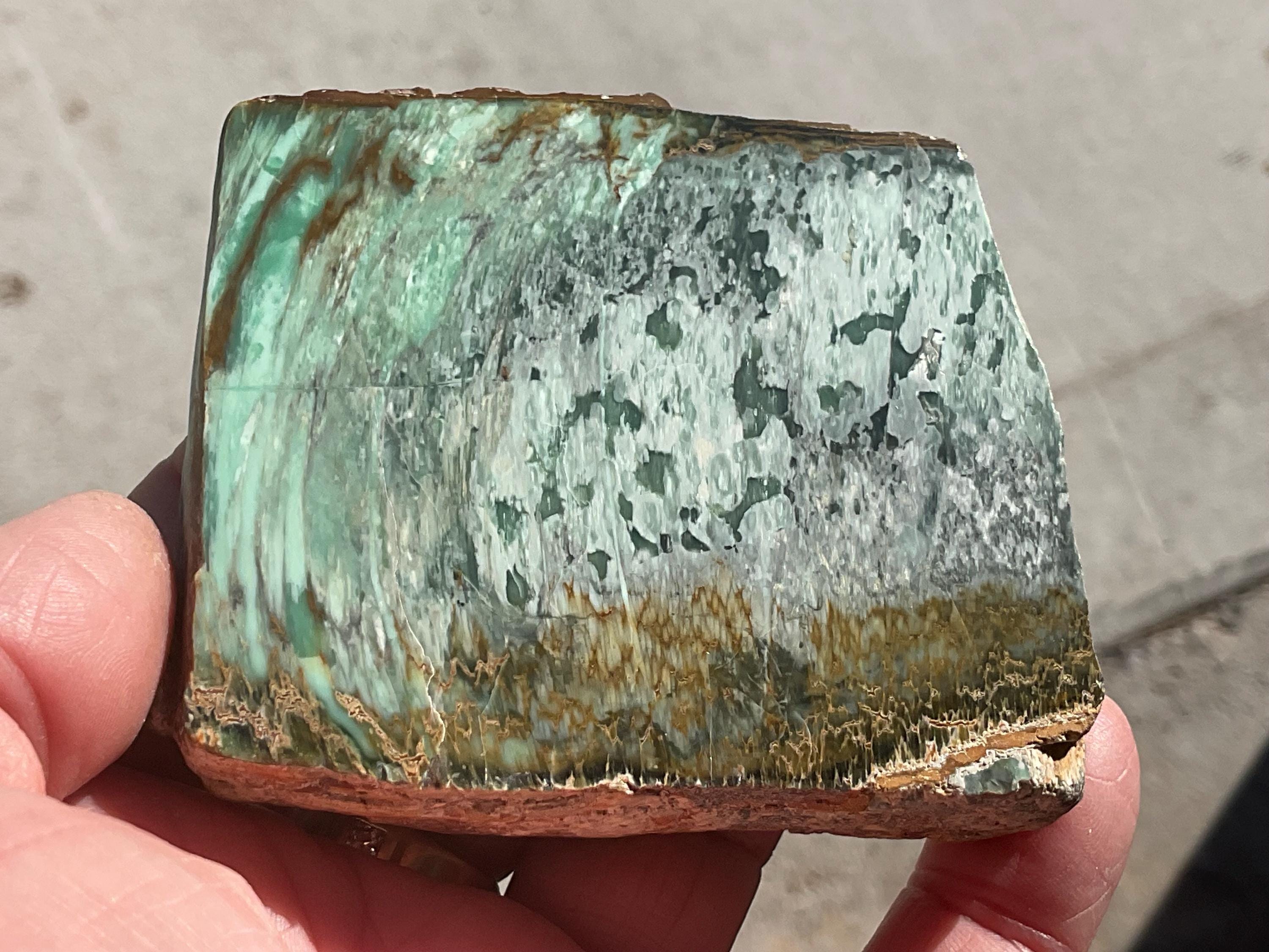 154g Western Australian Variscite Polished Piece 7A