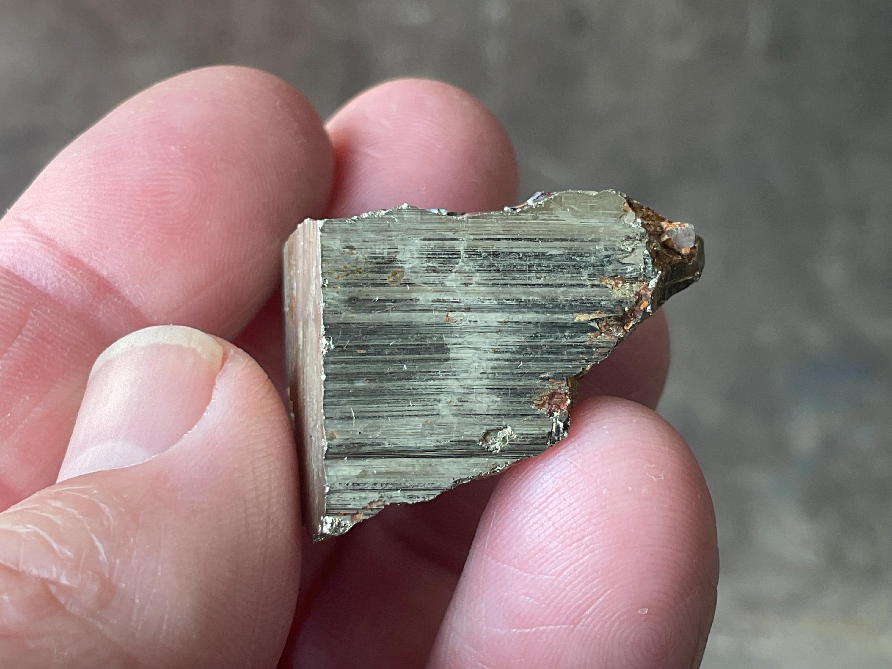 36g Natural Cubic Pyrite Specimen C from Bulgaria