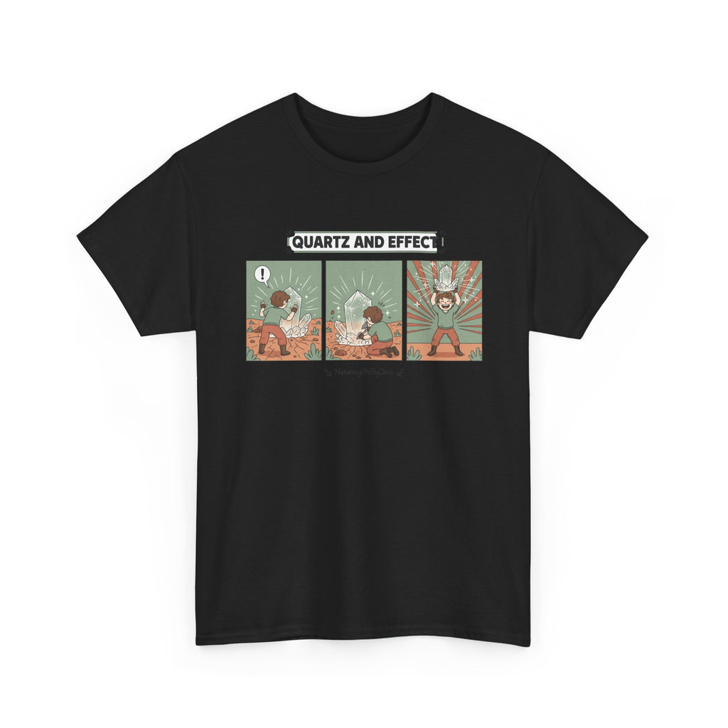 T-Shirt — "Quartz and Effect" Retro Comic Panel Tee