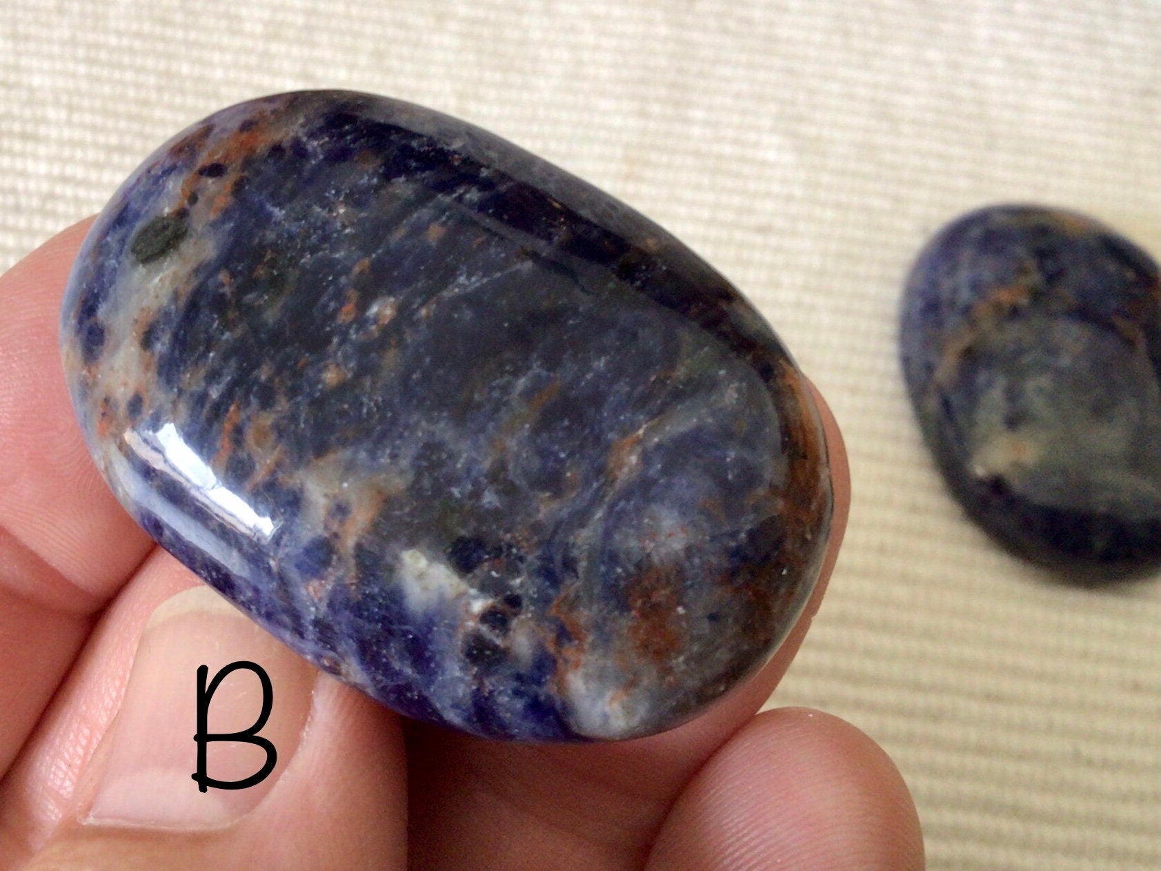 Sunset Sodalite Thumb Stone Group 10