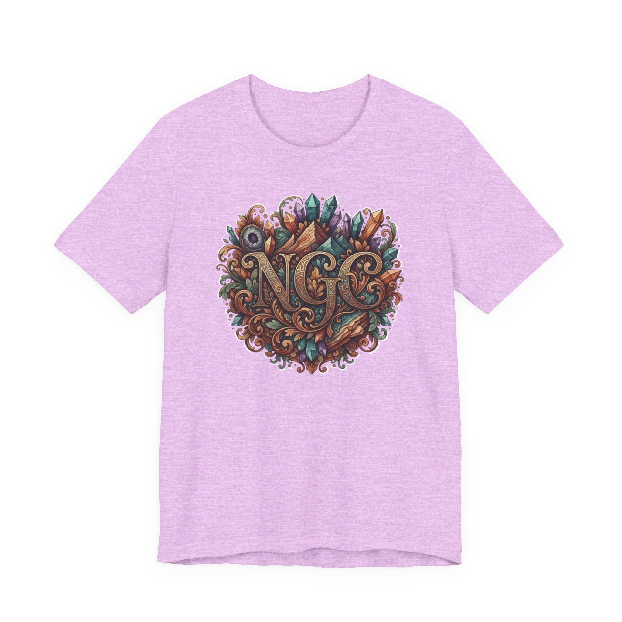 NGC Crystal Mandala Tee – Vintage Nature Graphic T-Shirt