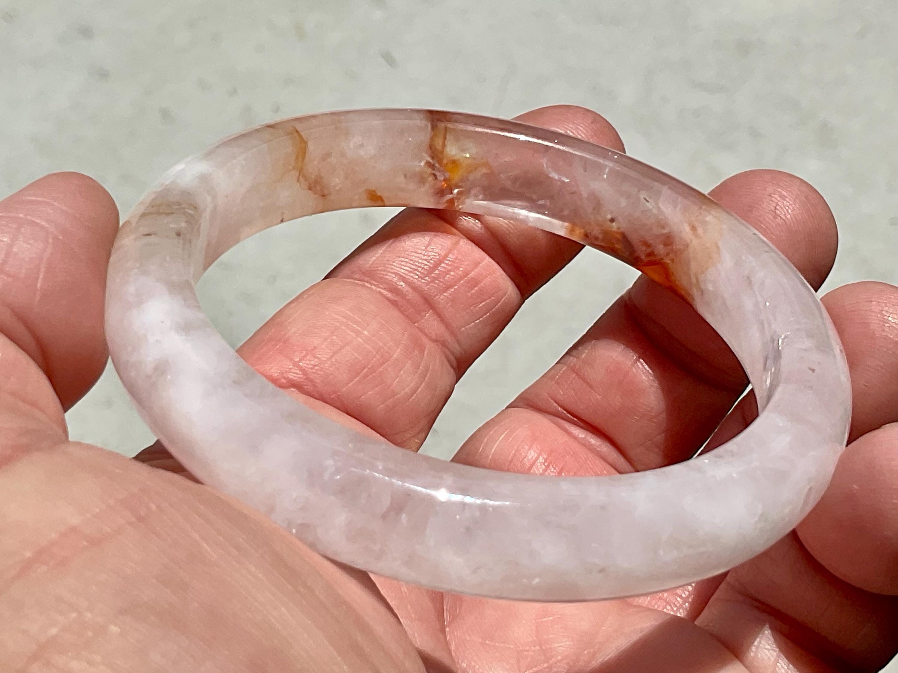 61mm Fire Quartz Solid Bangle 3A