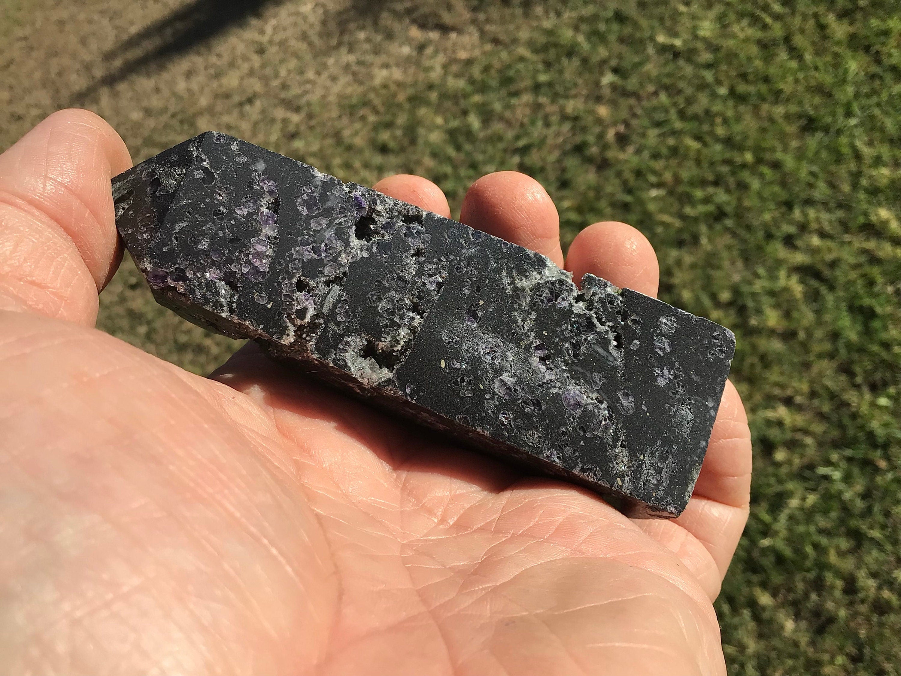 128g Sphalerite Generator with Lavender Fluorite and Clear Quartz 3C