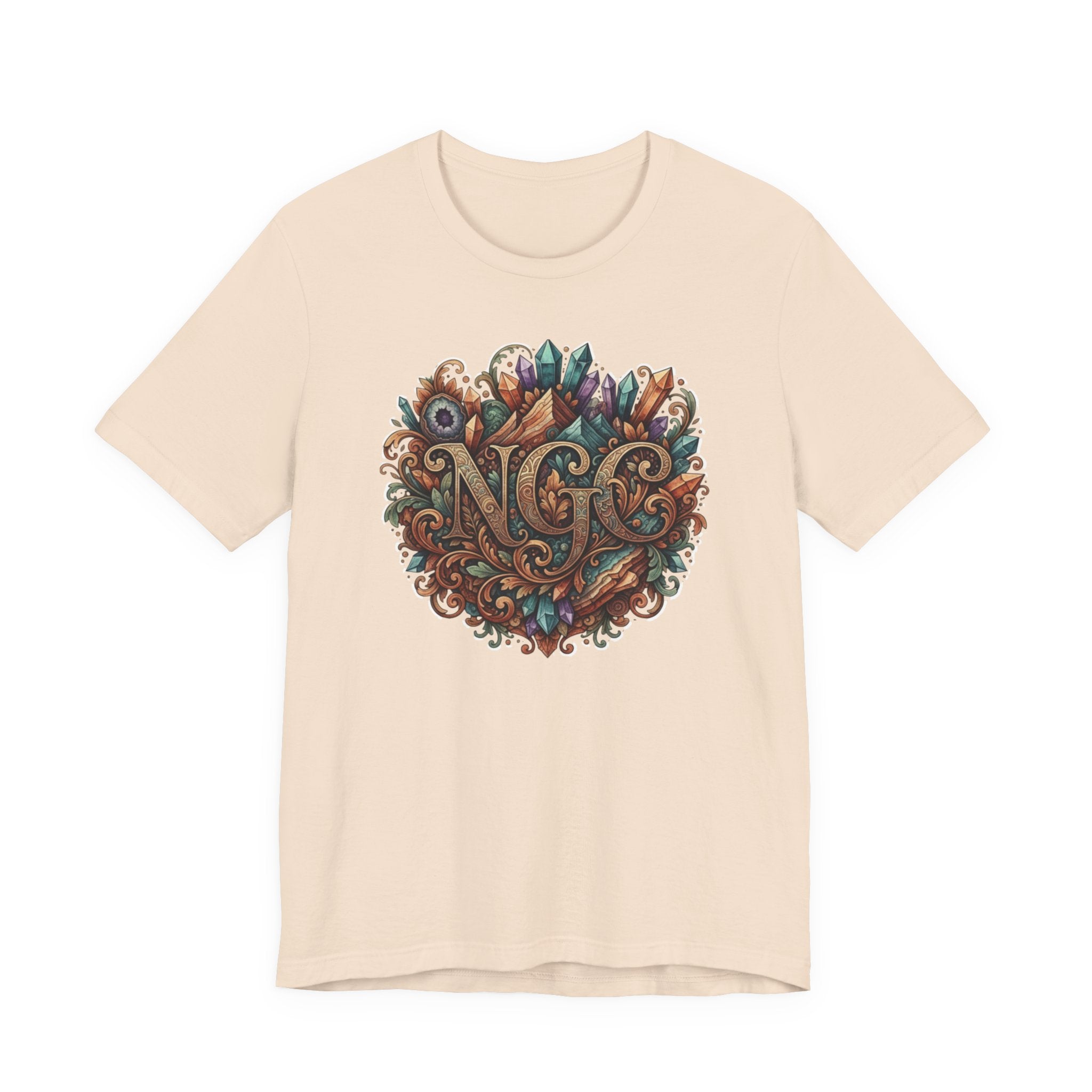 NGC Crystal Mandala Tee – Vintage Nature Graphic T-Shirt