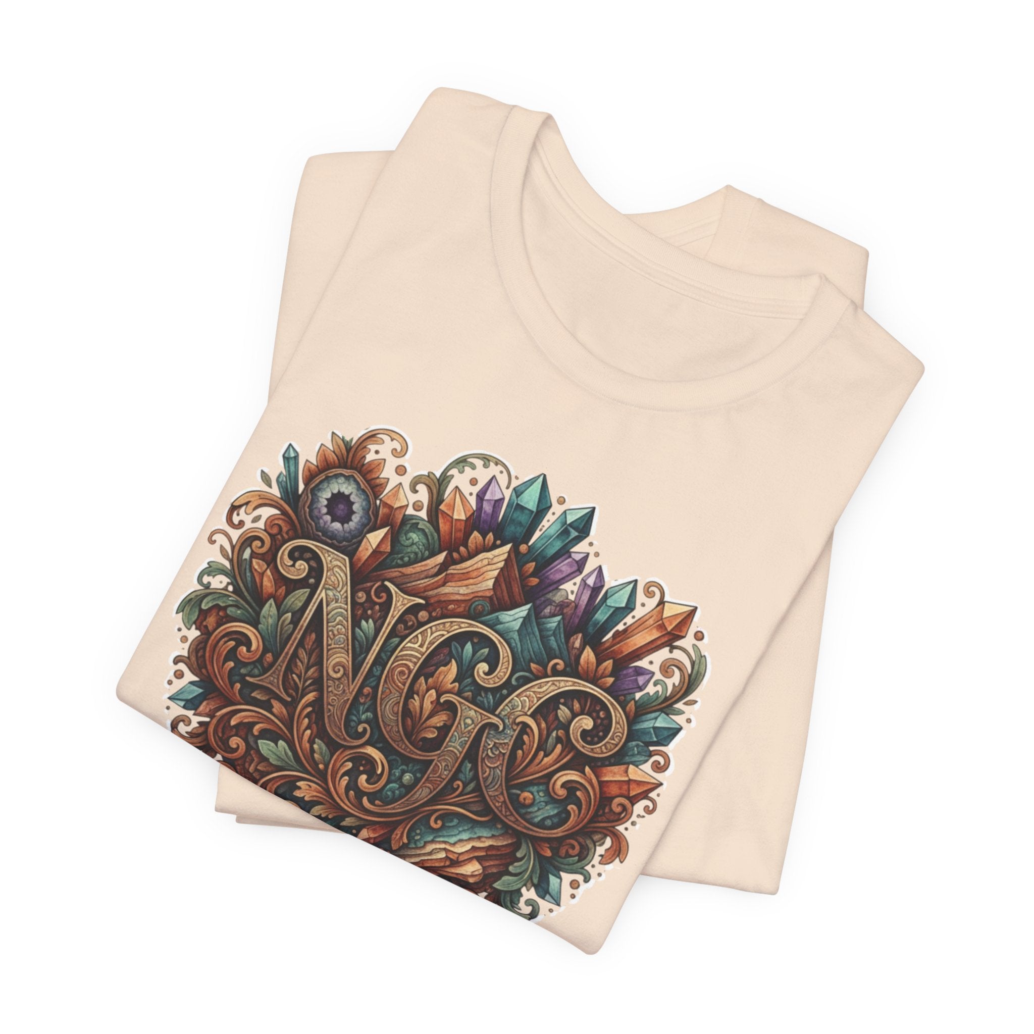 NGC Crystal Mandala Tee – Vintage Nature Graphic T-Shirt