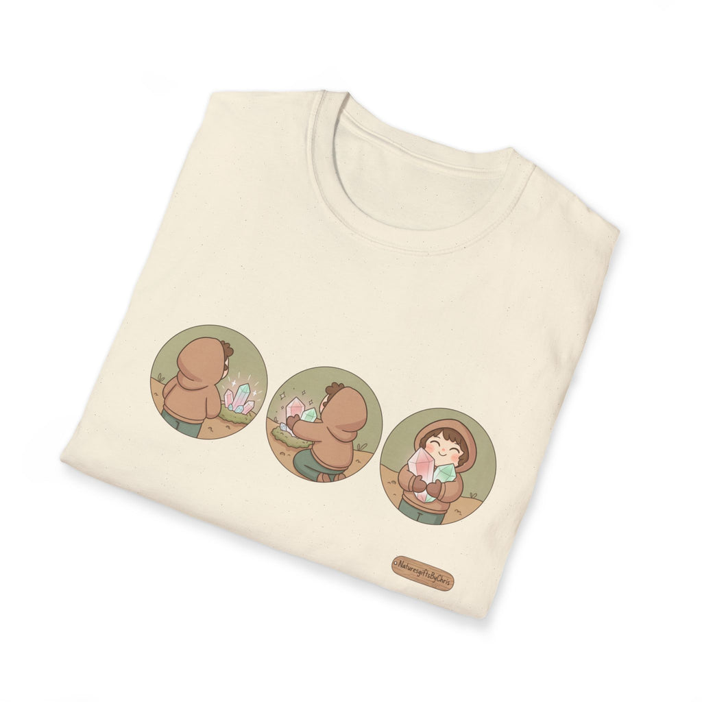 Women’s Tee Cute Three-Panel Crystal Find