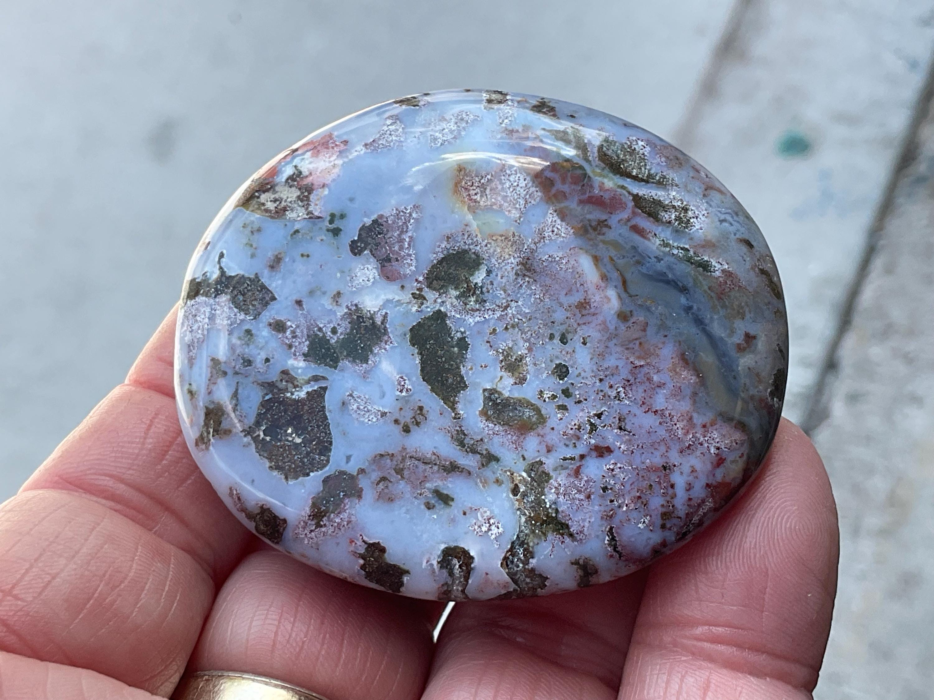 72g Ocean Jasper/Opal Palmstone 3A