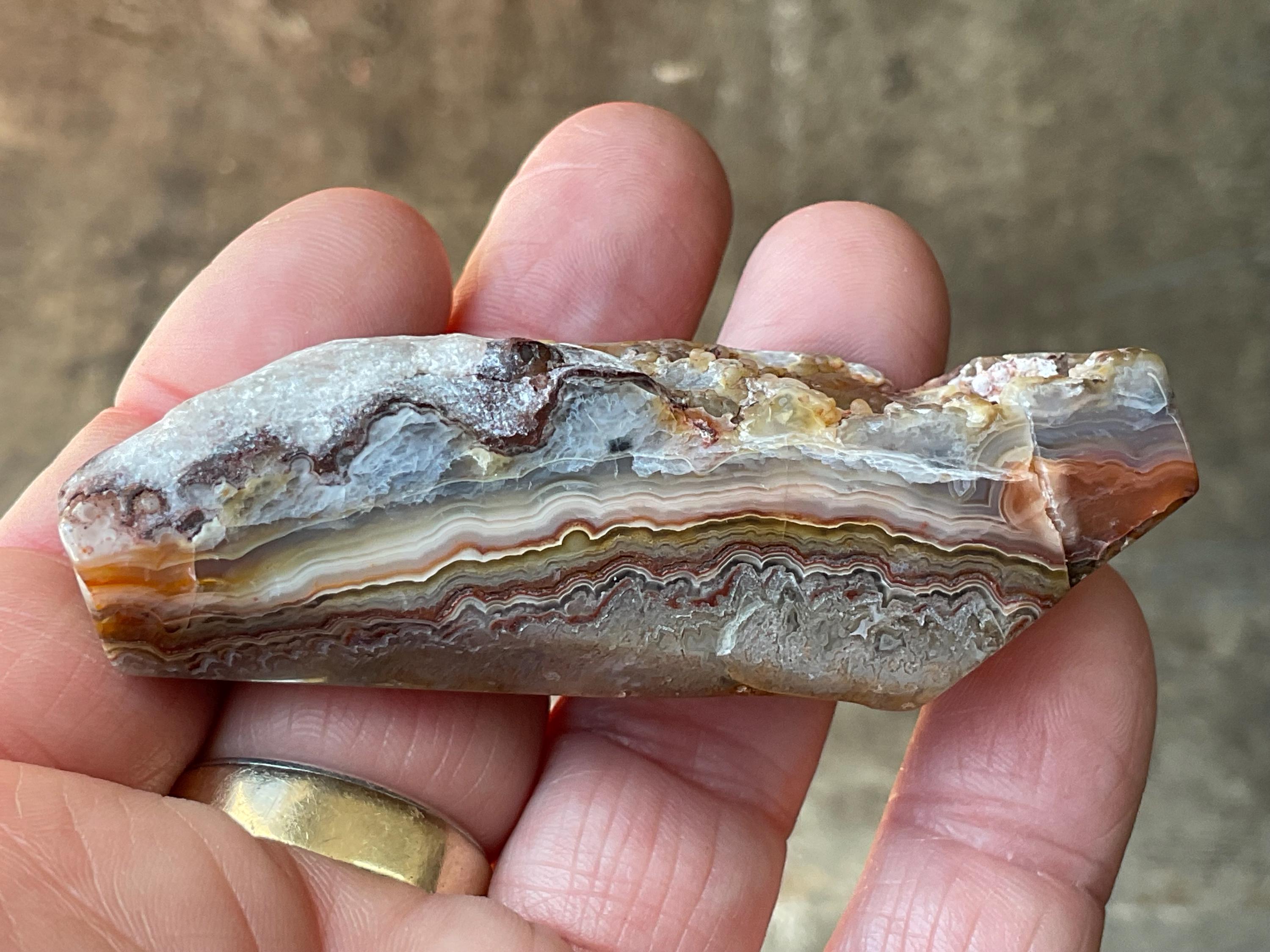 68g Mexican Crazy Lace Agate Freeform 13A