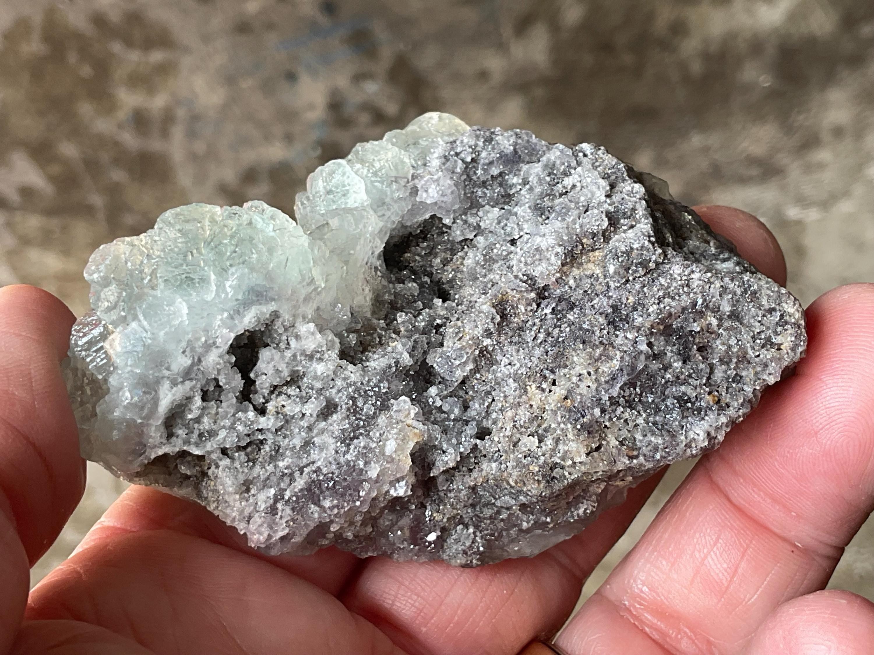 114g Botryoidal Pastel Fluorite Specimen 3A from Henan, China