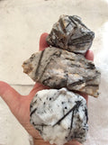 600g-1200g (3 pieces) XL Rough Australian Tourmalated Quartz Pieces