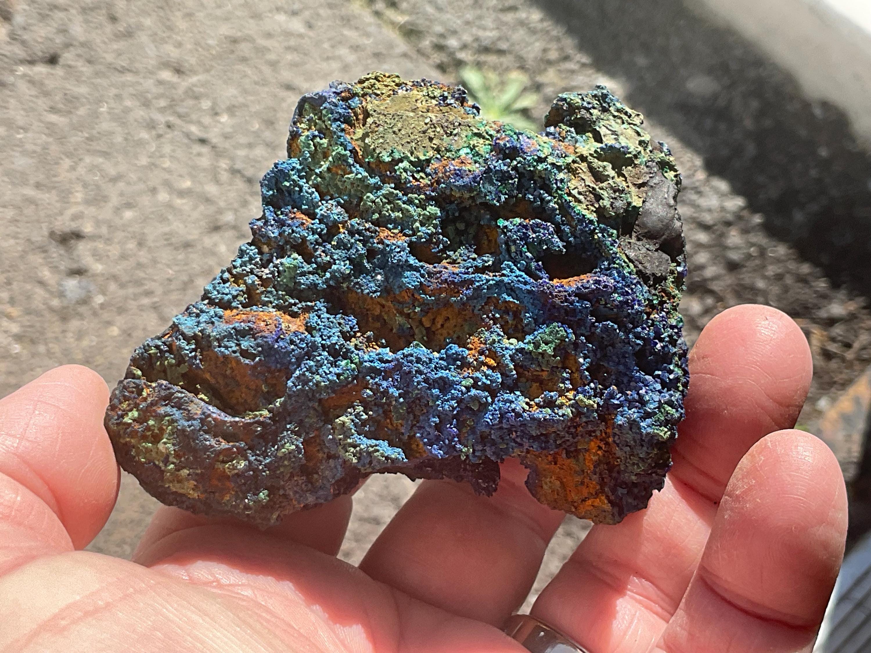 172g Azurite with Malachite Specimen 5A from Anhui, China