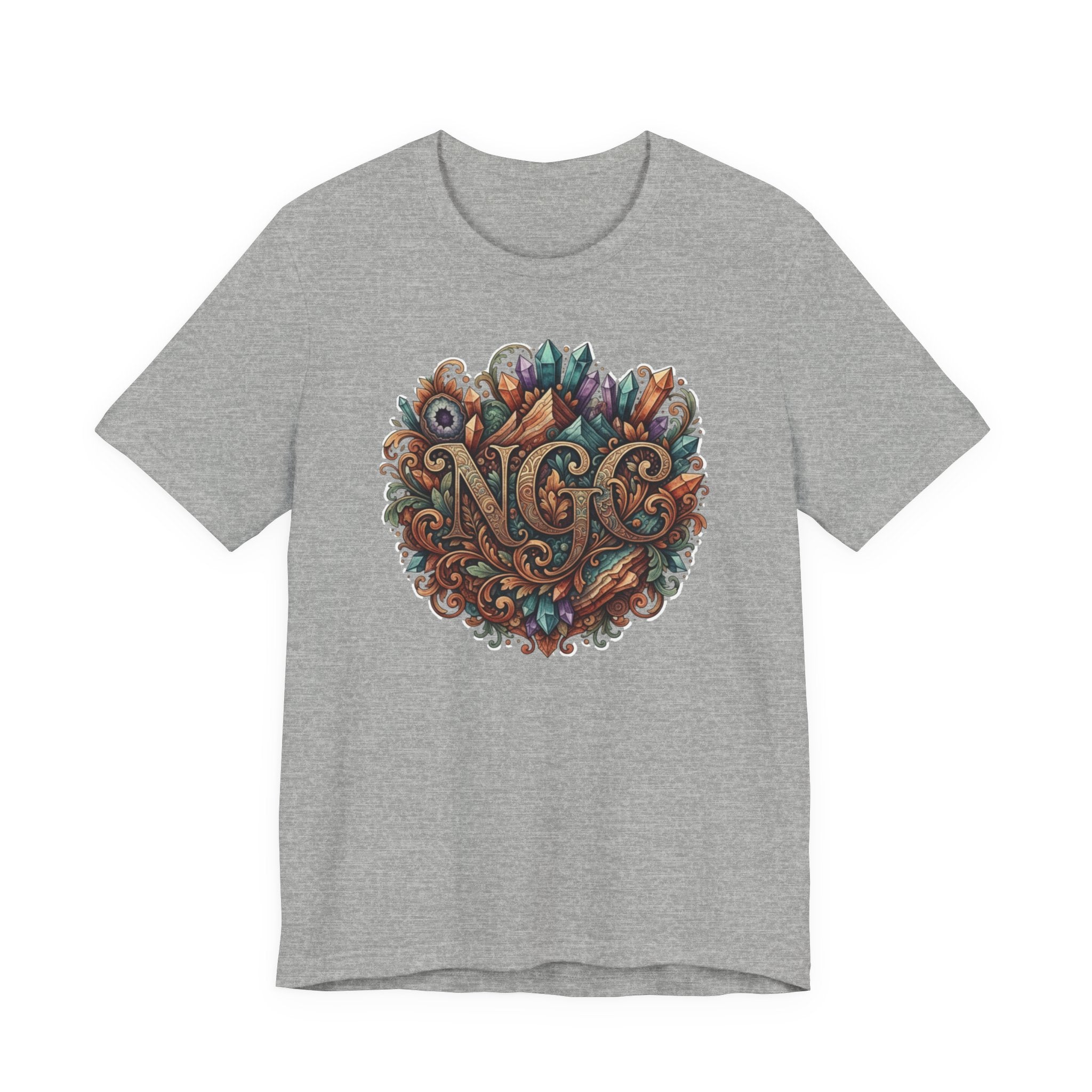 NGC Crystal Mandala Tee – Vintage Nature Graphic T-Shirt
