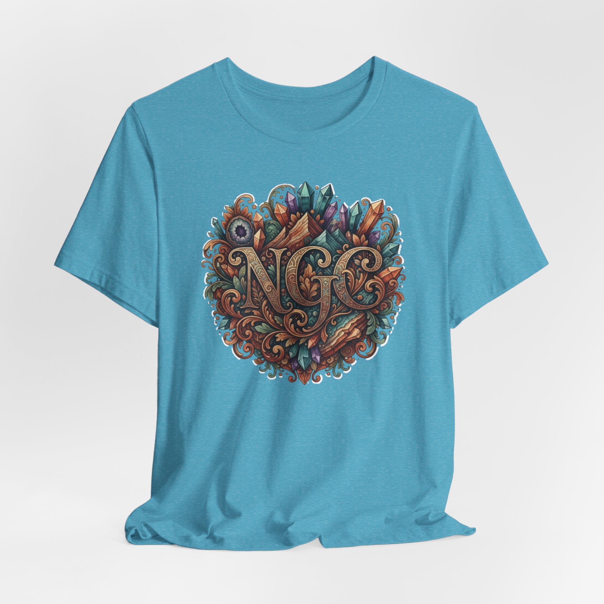 NGC Crystal Mandala Tee – Vintage Nature Graphic T-Shirt