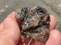 24g Iridescent Goethite/Limonite with Selenite Crystals Specimen 3A from Hubei, China
