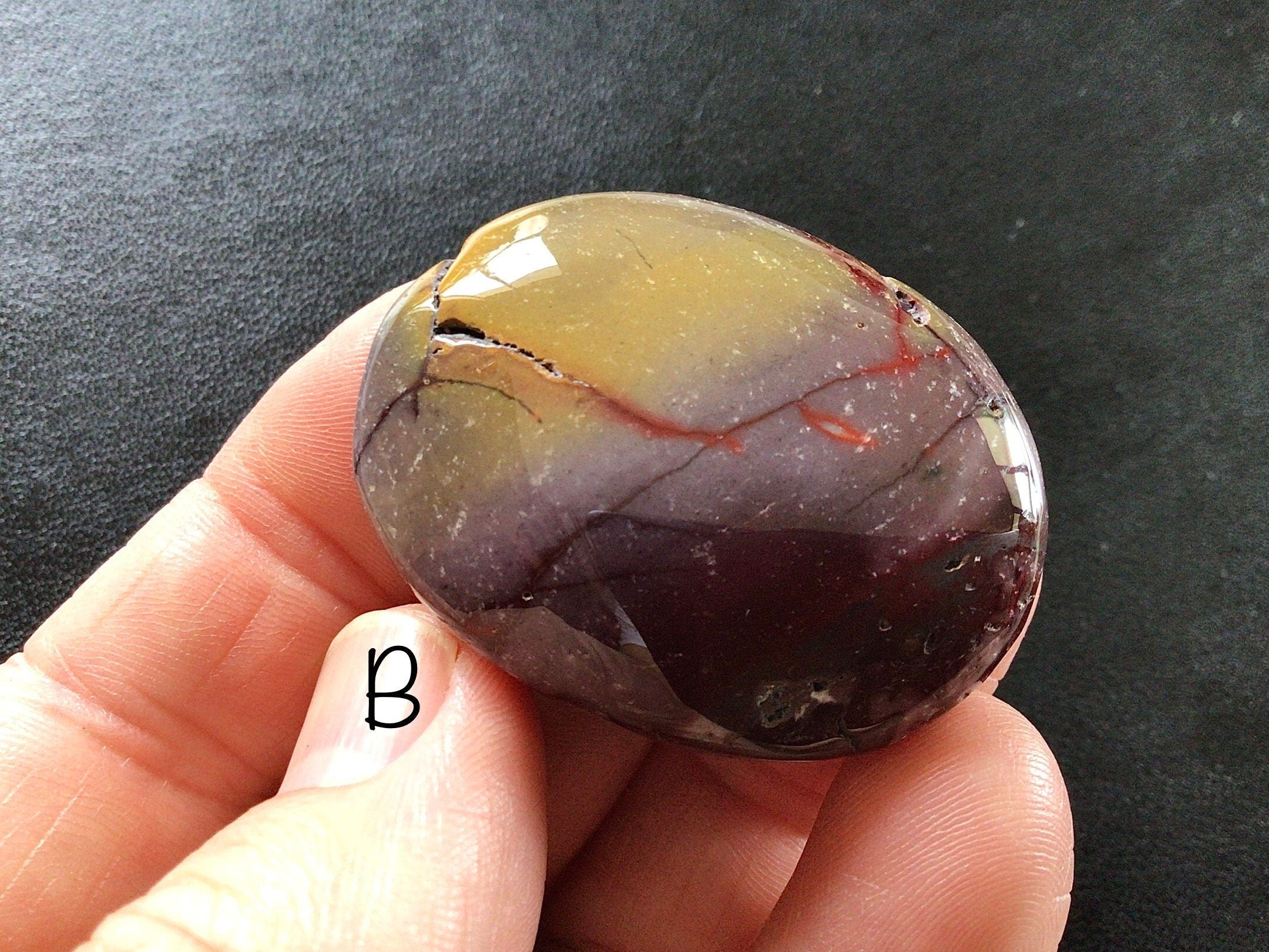 Mookaite Jasper Thumb Stone Group 4