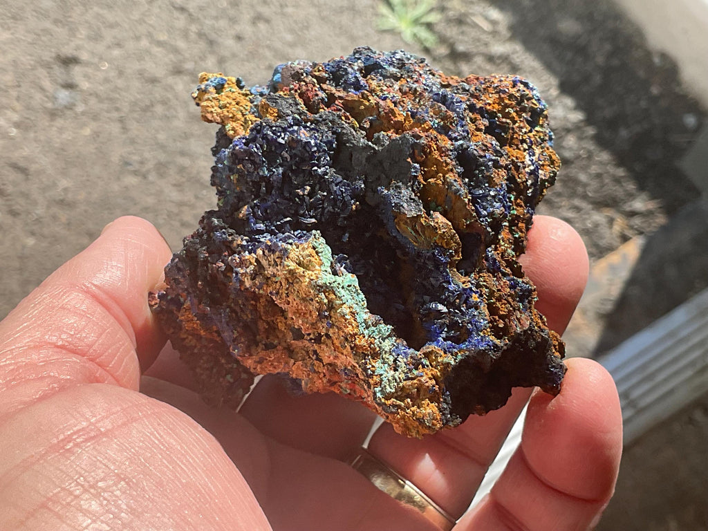 224g Azurite with Malachite Specimen 6A from Anhui, China