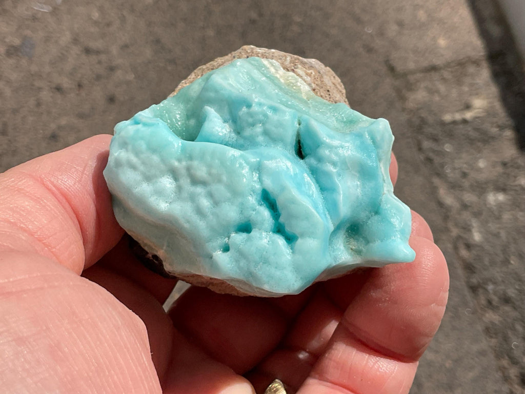 184g Botryoidal Blue Aragonite Specimen 6C