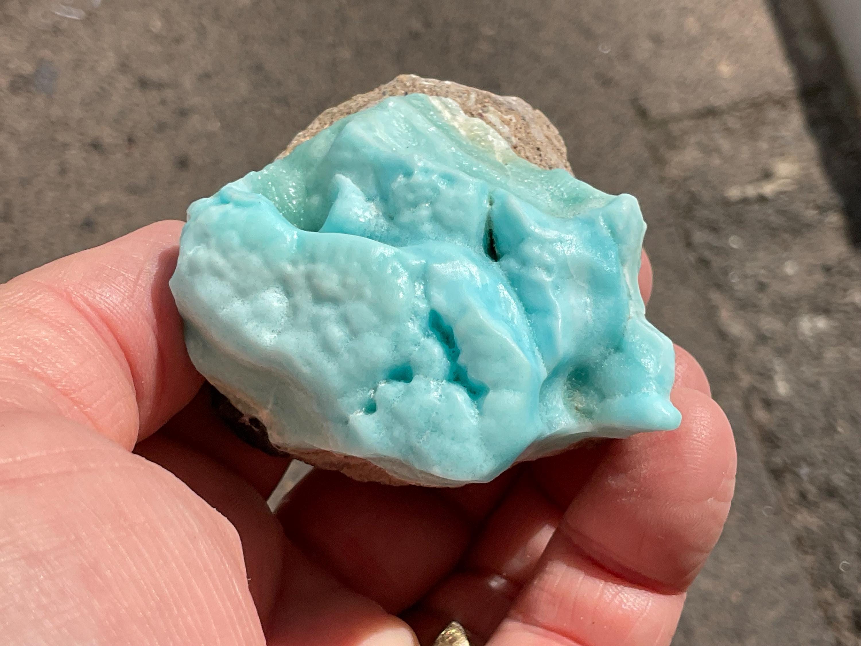 184g Botryoidal Blue Aragonite Specimen 6C